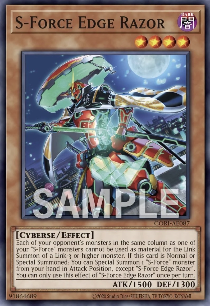 CORI-AE087 S-Force Edge Razor (N)