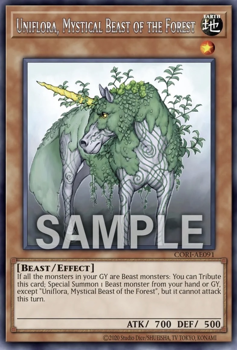 CORI-AE091 Uniflora, Mystical Beast of the Forest (R)