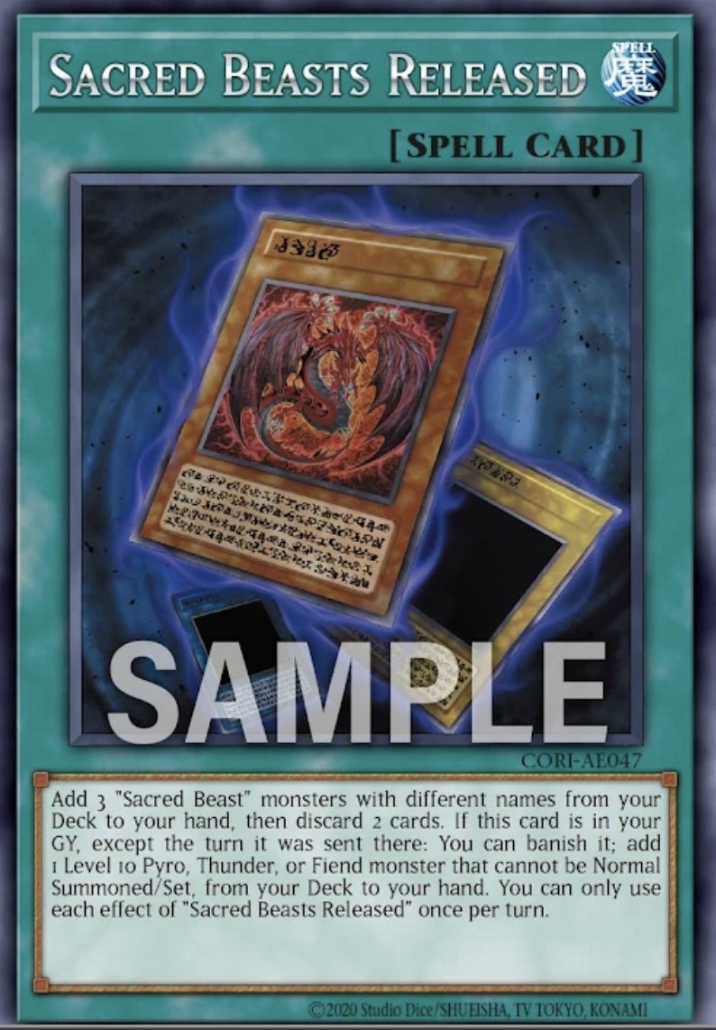CORI-AE047 Sacred Beasts Released (R)