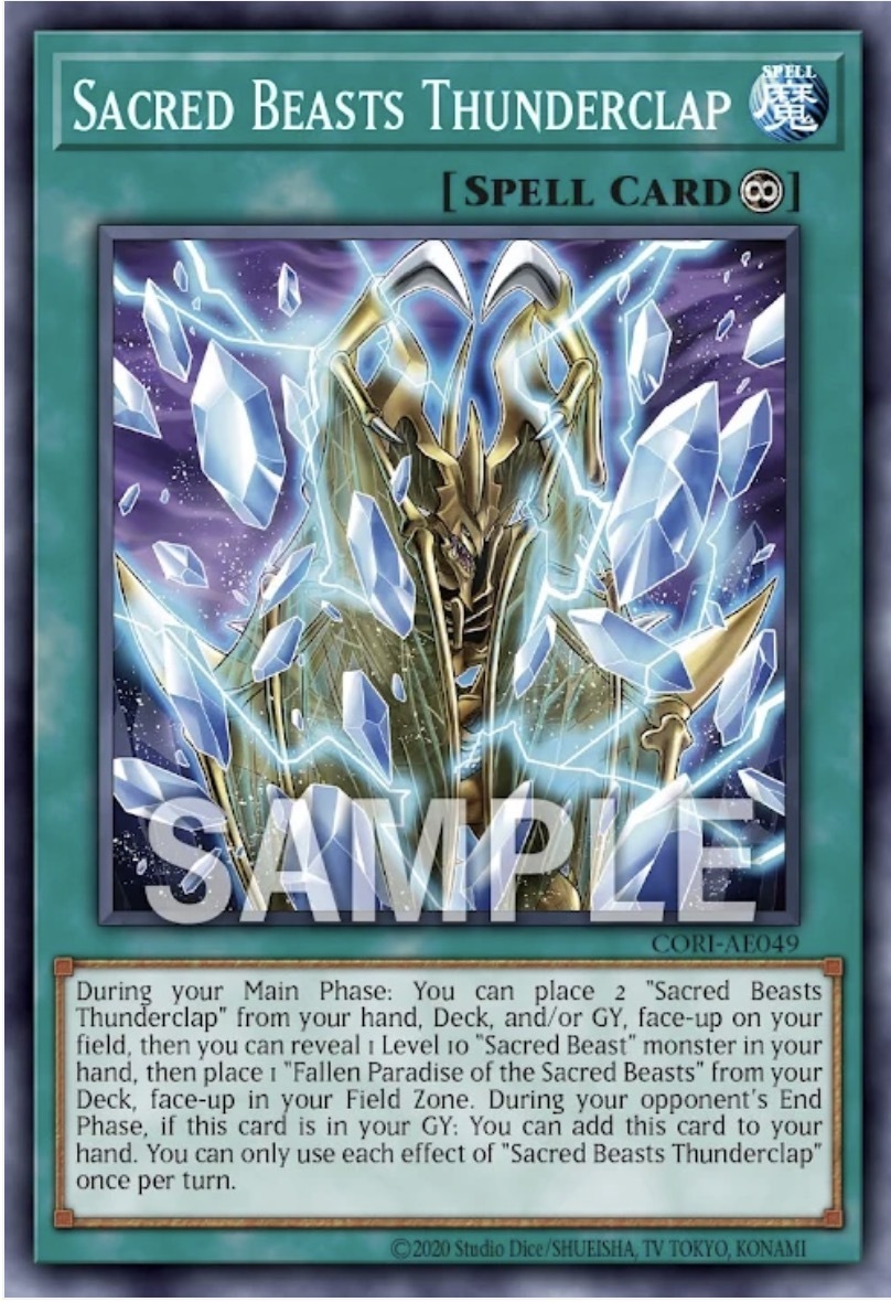 CORI-AE049 Sacred Beasts Thunderclap (N)