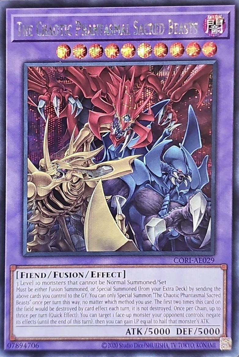 CORI-AE029 The Chaotic Phantasmal Sacred Beasts (UR)