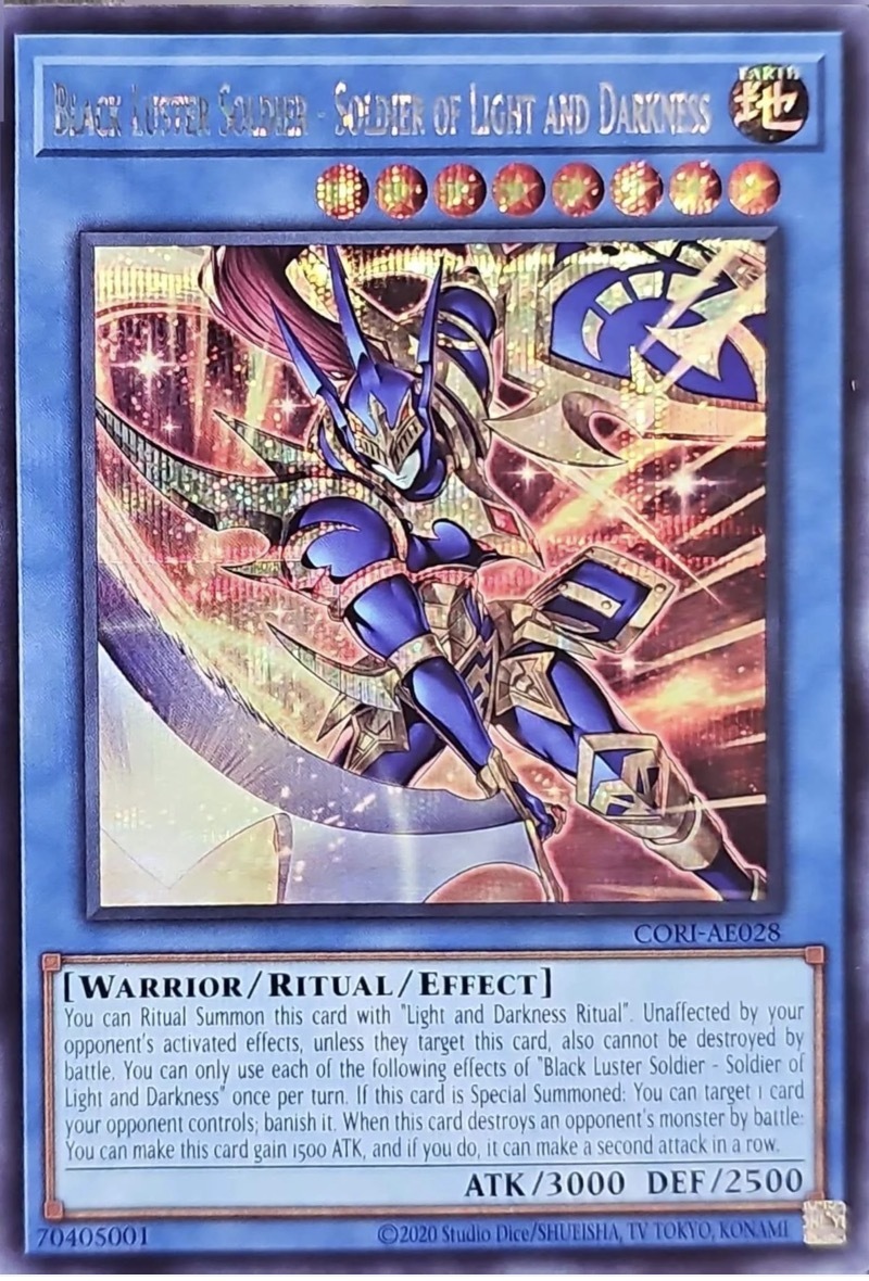 CORI-AE028 Black Luster Soldier - Soldier of Light and Darkness (SE)