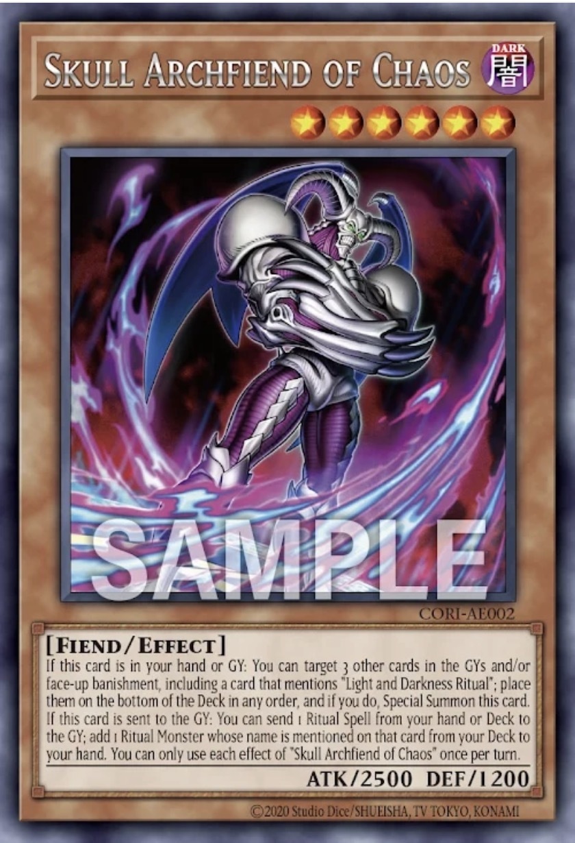 CORI-AE002 Skull Archfiend of Chaos (R)