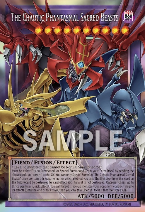 CORI-AE029 The Chaotic Phantasmal Sacred Beasts (PSE)