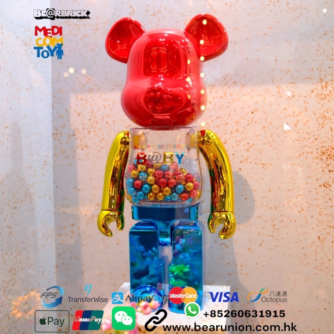🎏Pre-Order🎏Bearbrick 1000% MY FRIST B@BY MCT COLOR CHROME