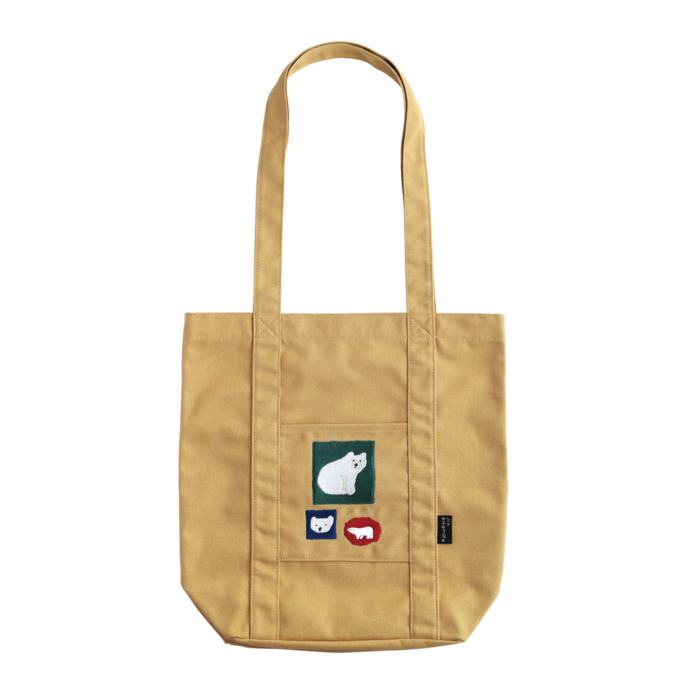北極熊 北村人 刺繡托特包｜日本Green Flash