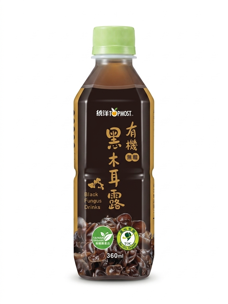 9月上市 (無糖)有機黑木耳露