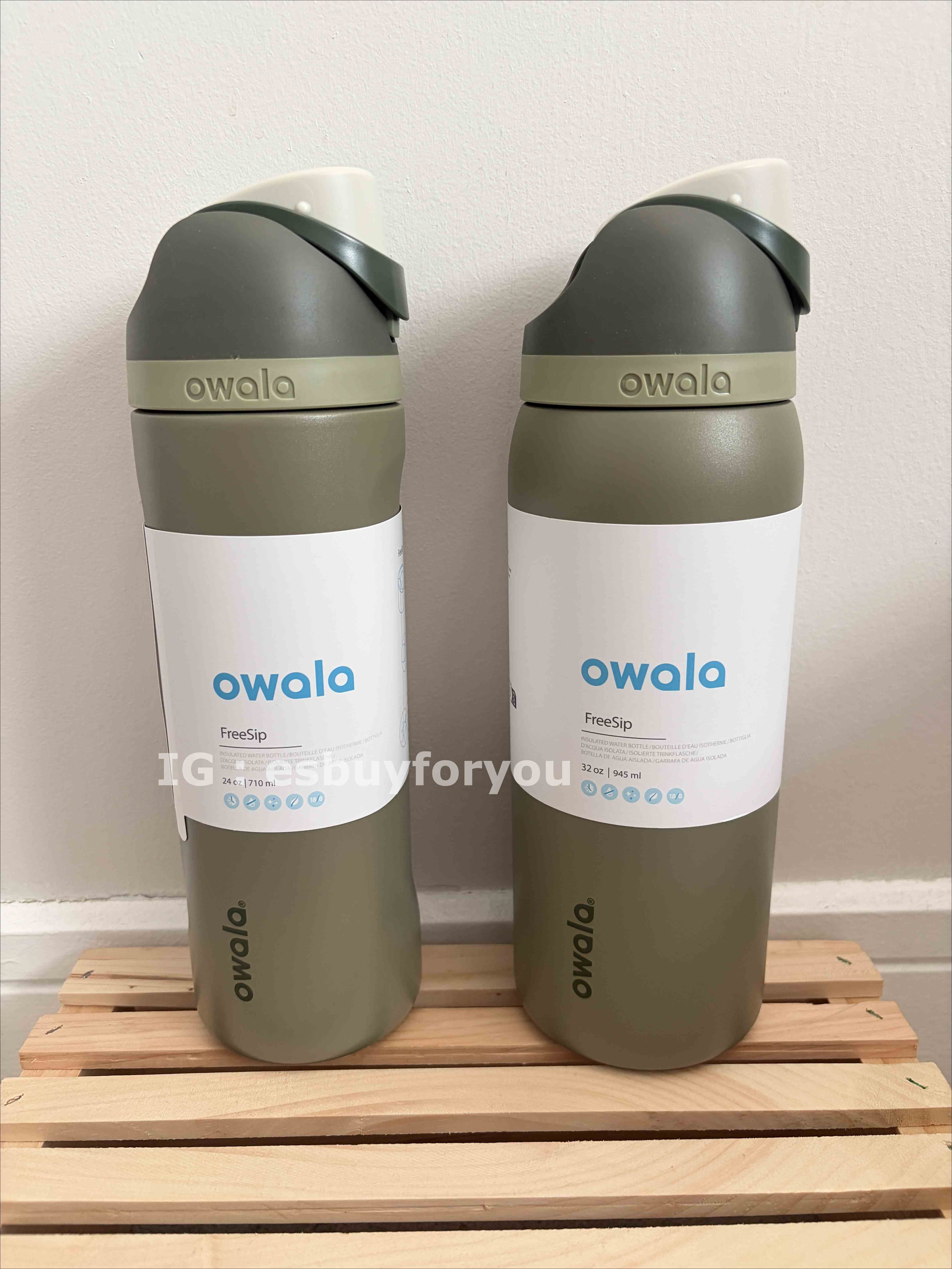 Owala (24/32oz) 不鏽鋼 FreeSip 水壺 (內有吸管) Off Road 越野
