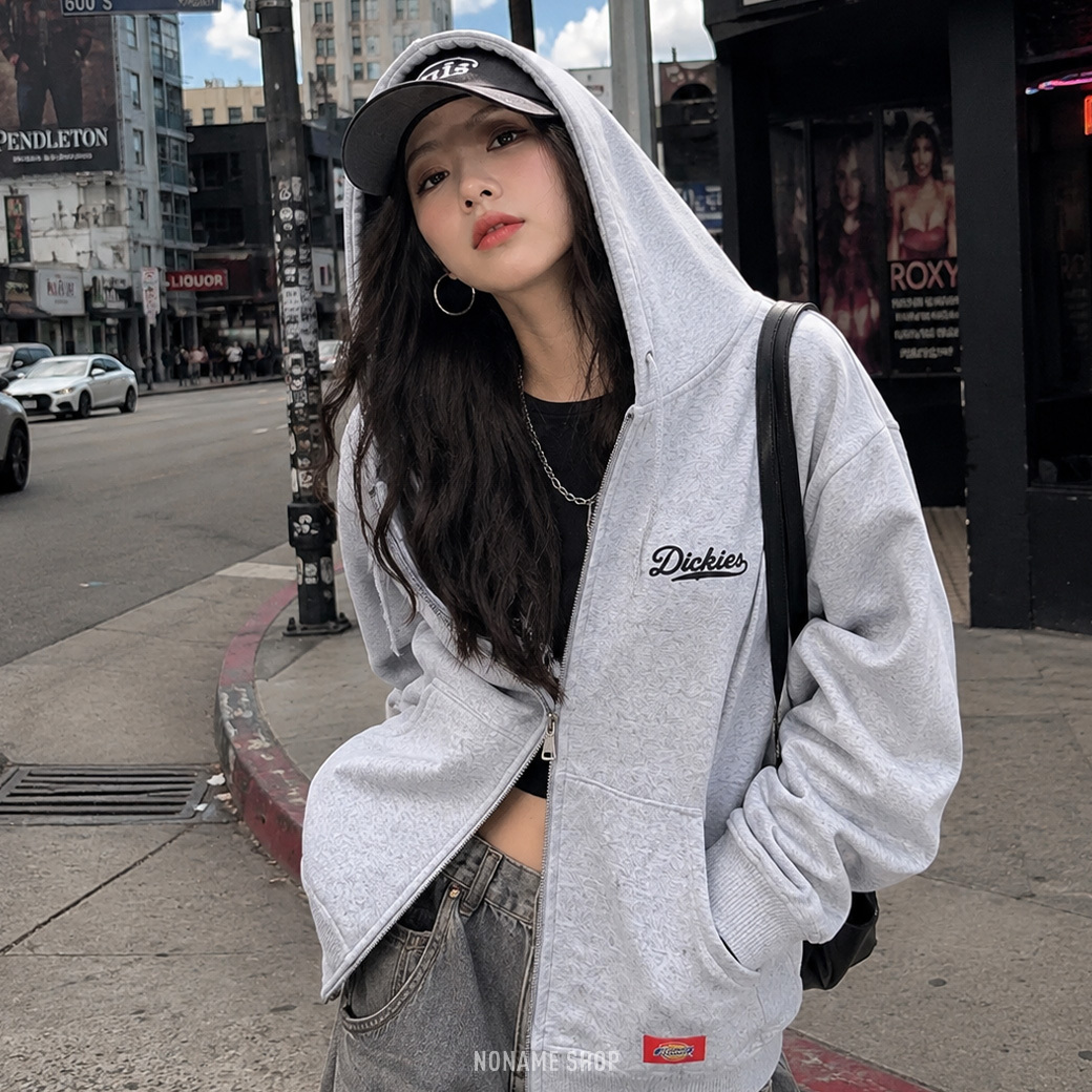 DICKIES 刺繡 美式 復古 字母LOGO 休閒 寬鬆 連帽 外套 十色 (男/女同款)