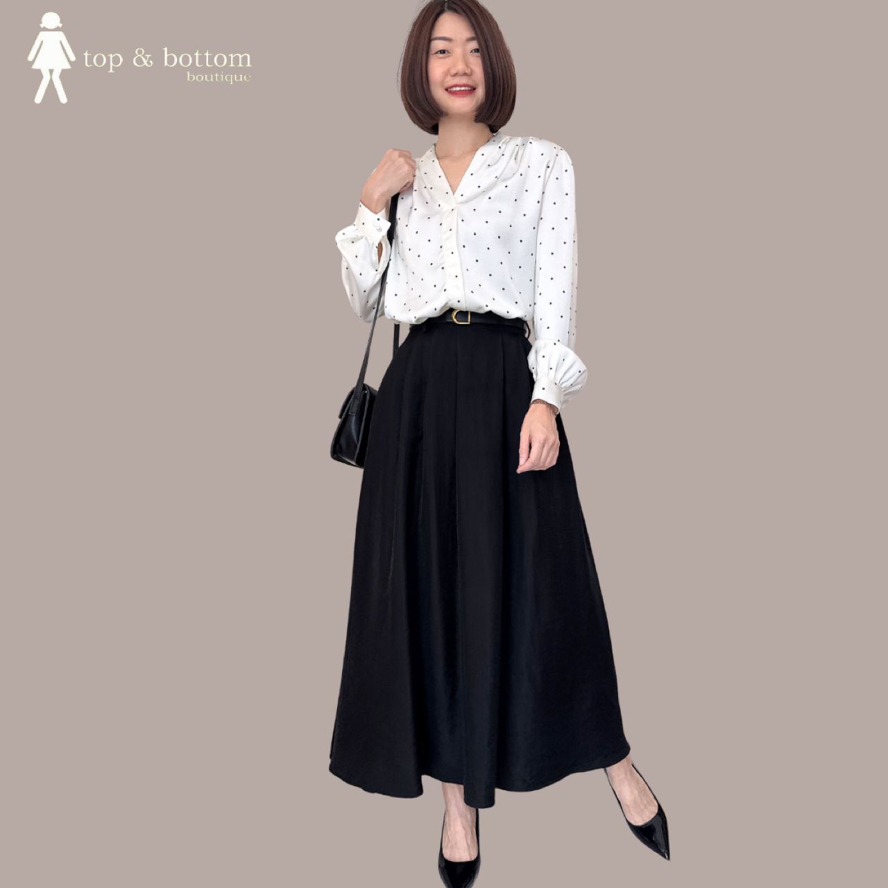 HIGH WAISTED UMBRELLA SKIRT