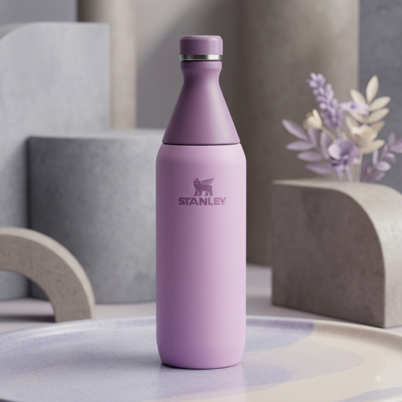 包郵優惠 Stanley All Day Slim Bottle 20 盎司 (丁香色) #2608