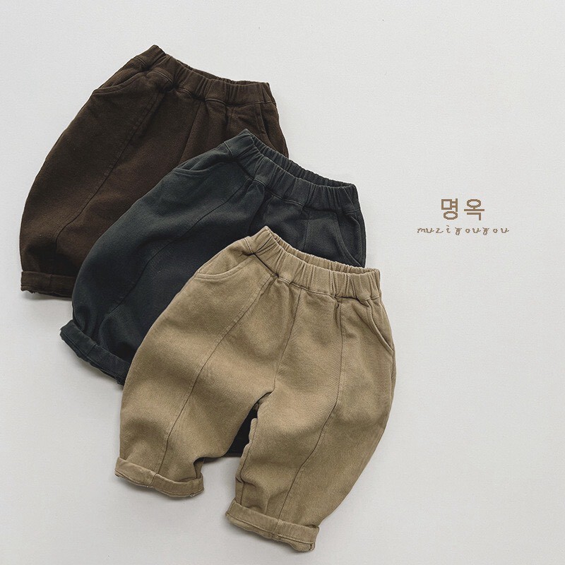 👖冬裝 ⦿ 微刷毛 秋色調 長褲  ⋆.˚