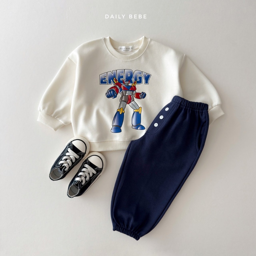 正韓秋Daily Bebe 七色假鈕扣運動褲