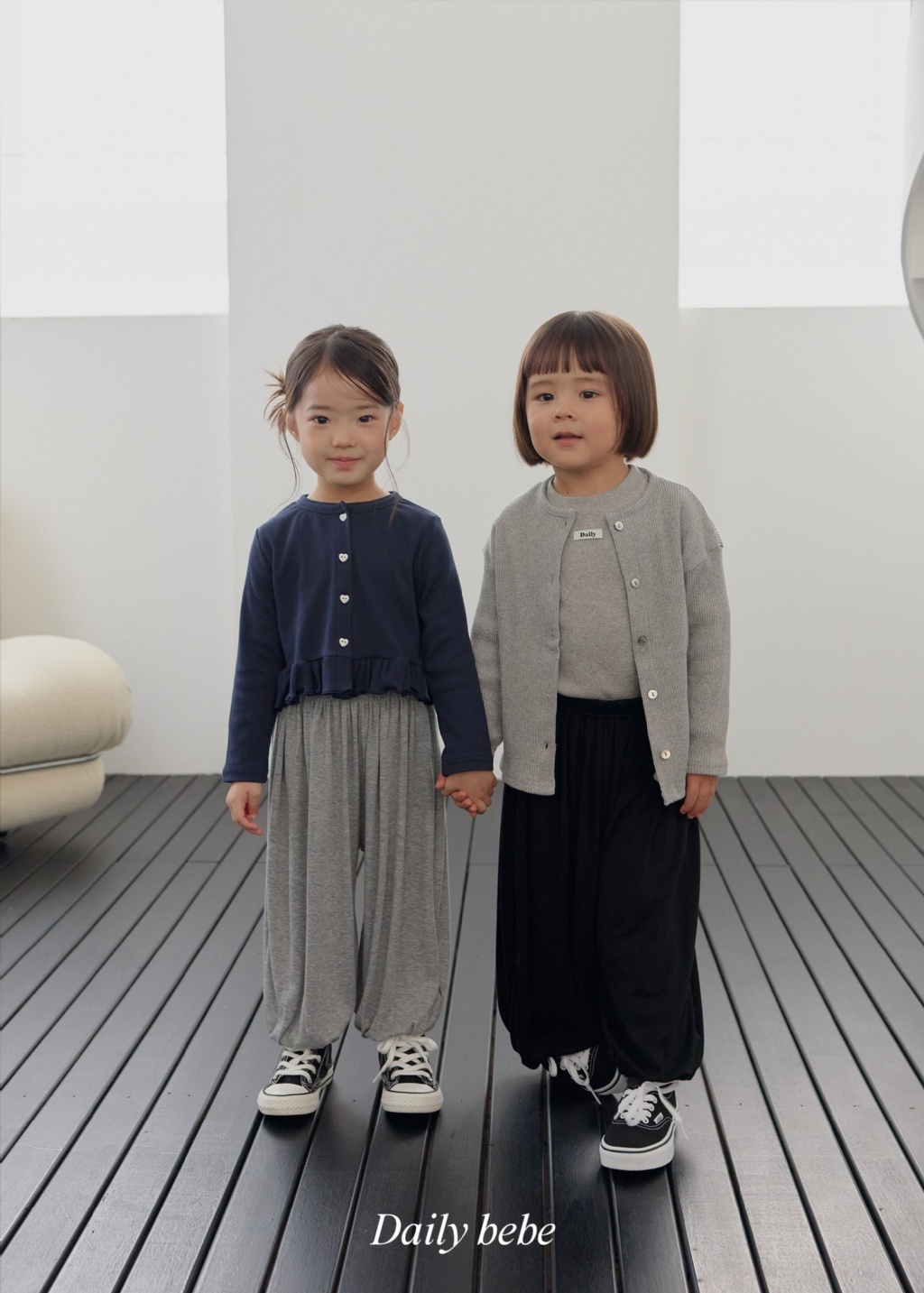 正韓秋Daily Bebe 兩色慵懶垂墜感運動褲