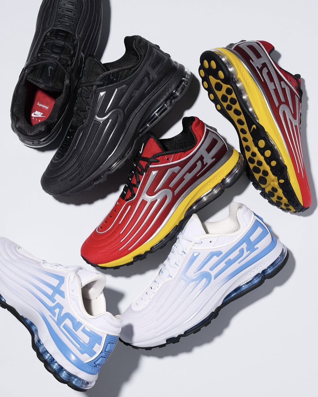 <王炸..>Supreme x Nike  Air Max 2001 Air Ecstasy 反光 氣墊 球鞋 三色