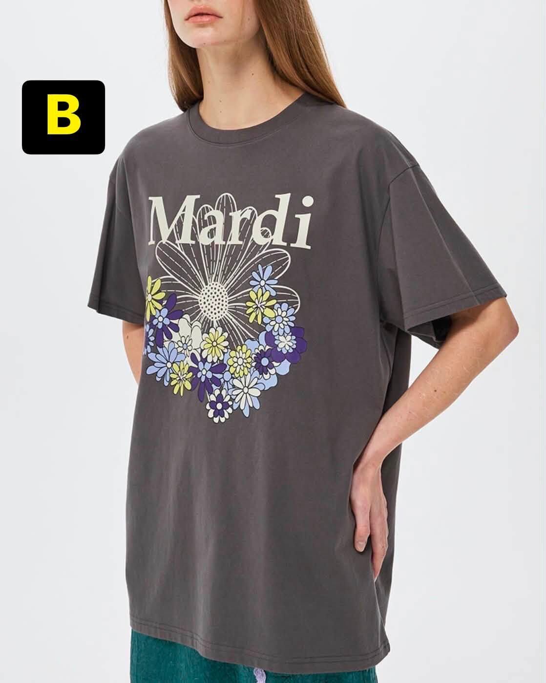 MARDI MERCREDI 寬鬆版短袖棉TEE