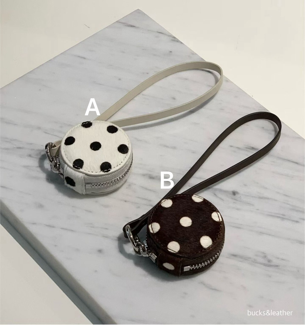 bucks真皮飾品收納包吊飾
