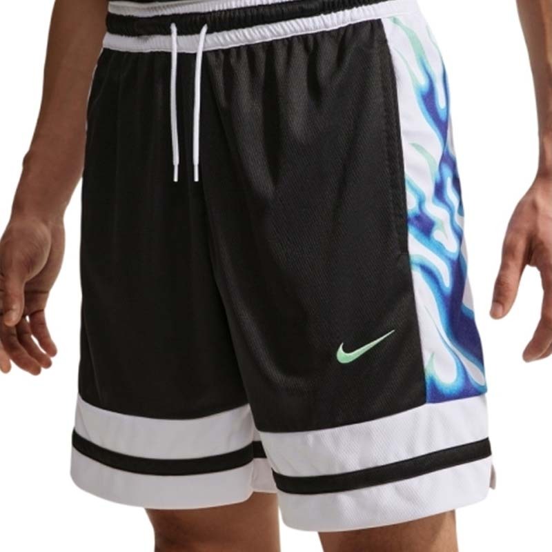 Nike Classic Dri-FIT Shorts 黑白 火焰 運動 短褲 IW1204-010 [台灣現貨]