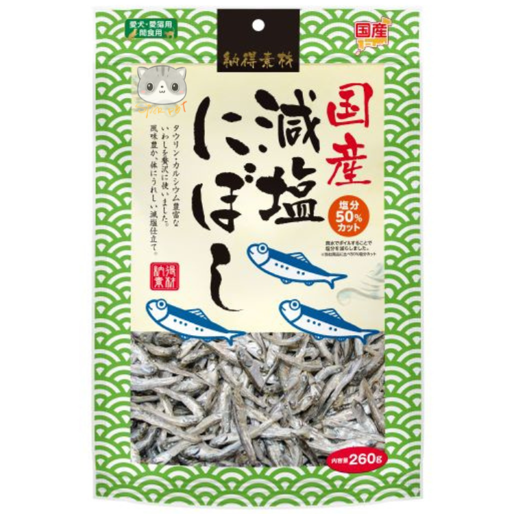 Low-sodium dried small fish 260g