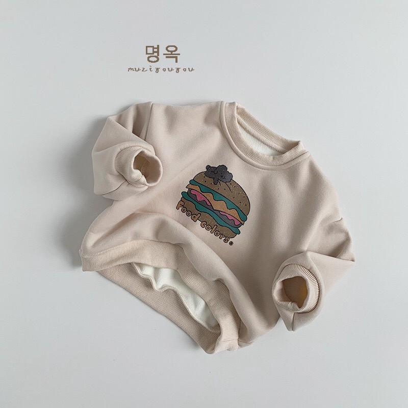 ⛄️ 冬裝 ❄️ 可愛美式漢堡 長ｔｅｅ ↞