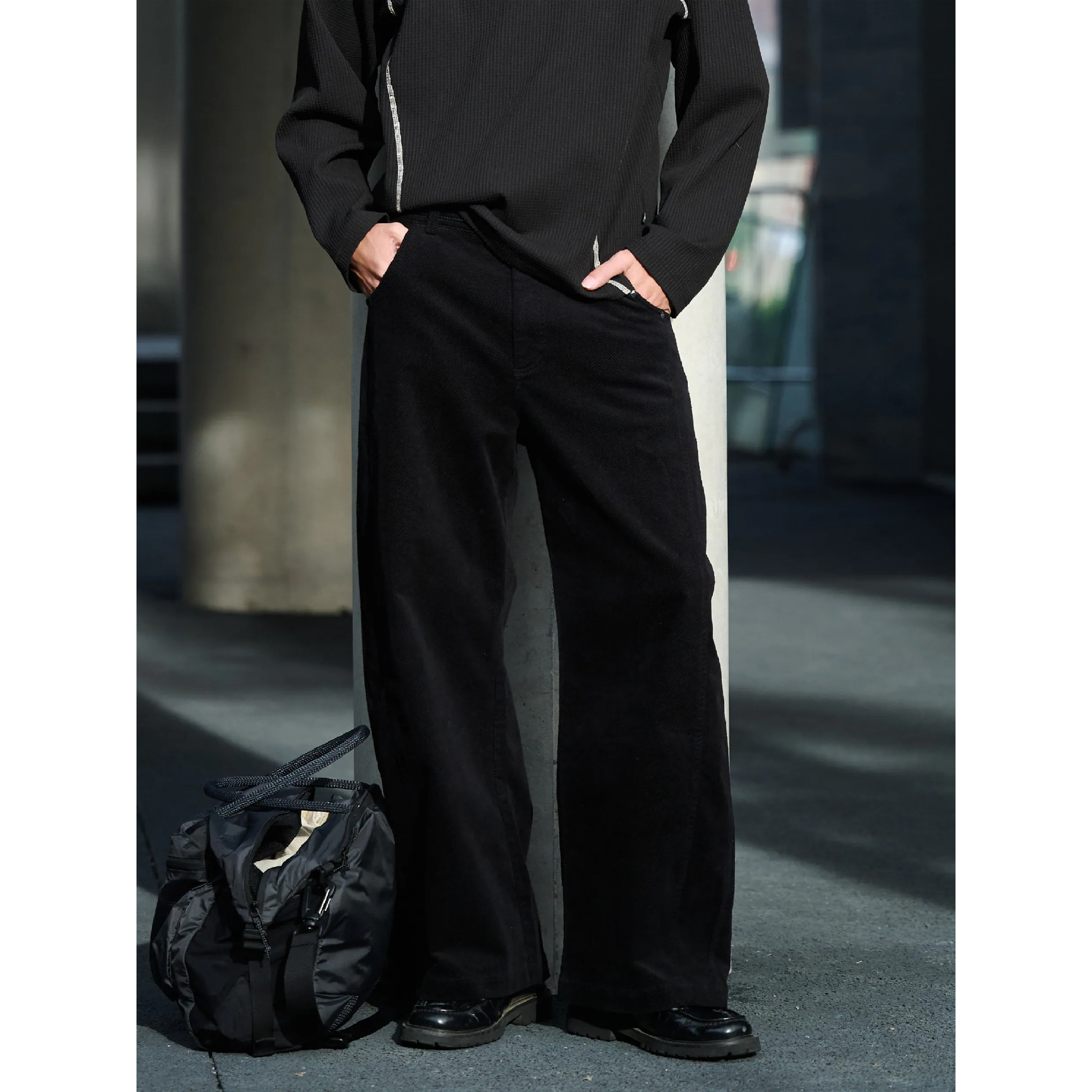 BOHRHOO Corduroy Curved Pants 燈芯絨 彎刀長褲 [BH1074]