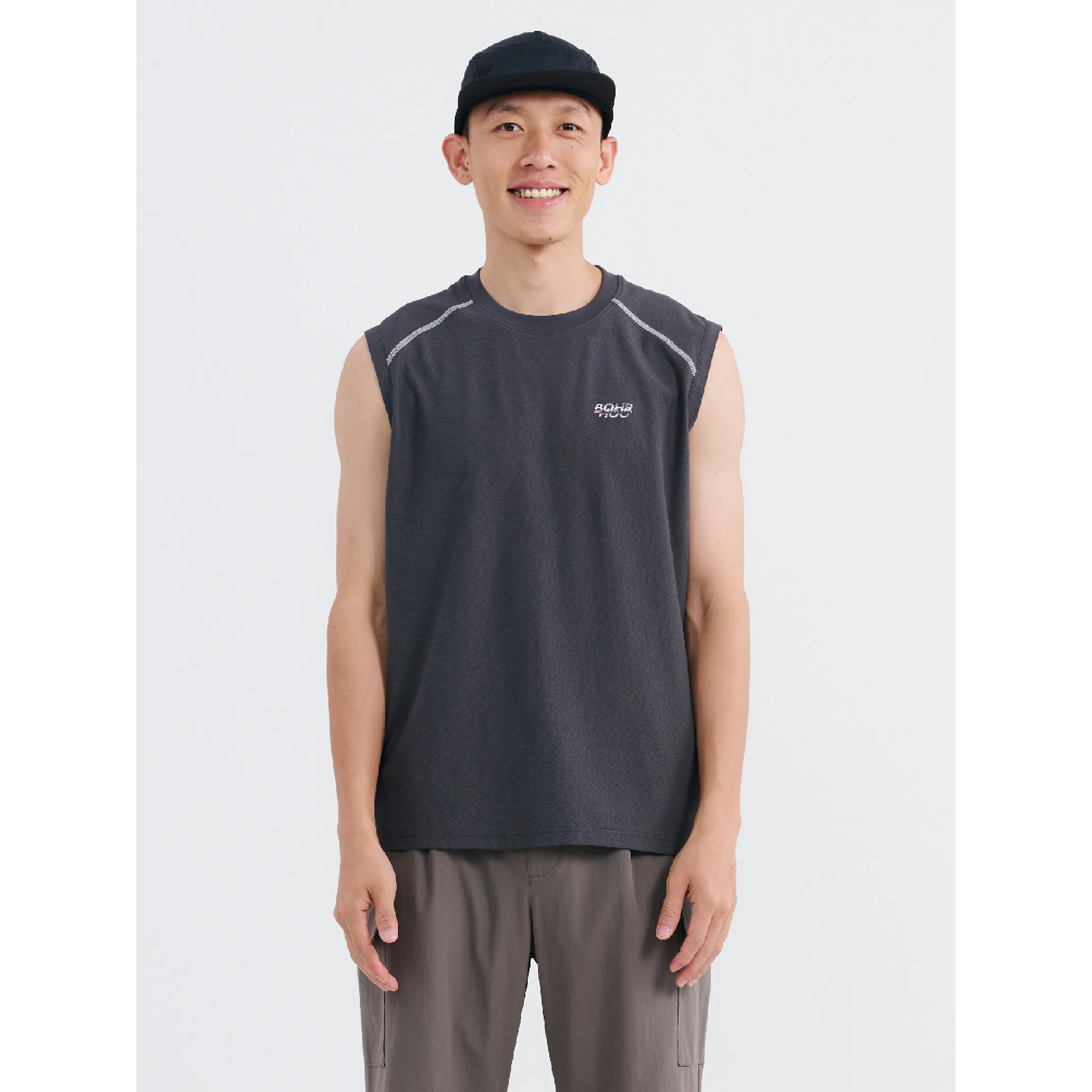 BOHRHOO Quick-Drying Topstitched Vest 肌理明線 速乾背心 [BH1009]