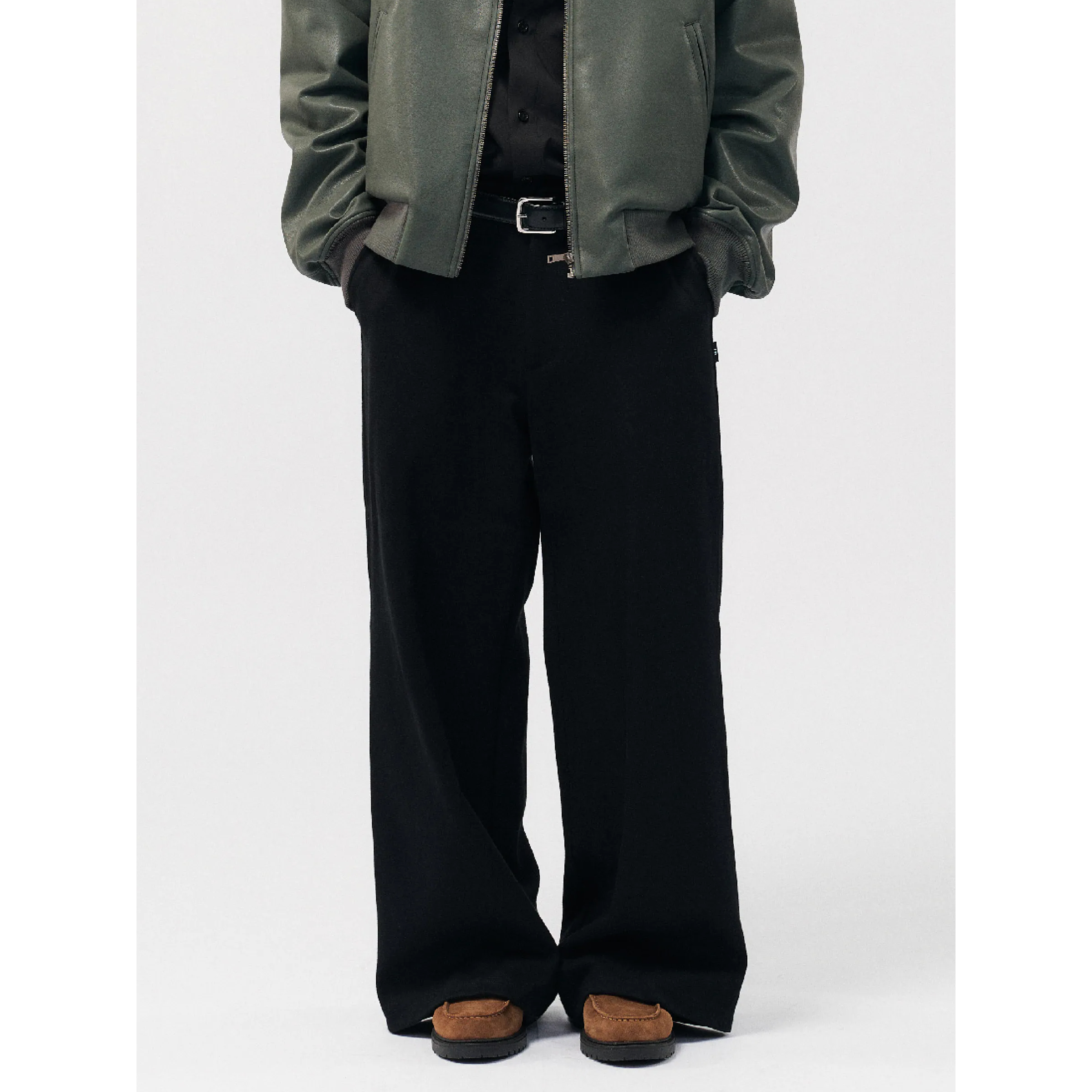 BOHRHOO Wide Leg Suit Pants 直筒 西裝棉褲 [BH1050]