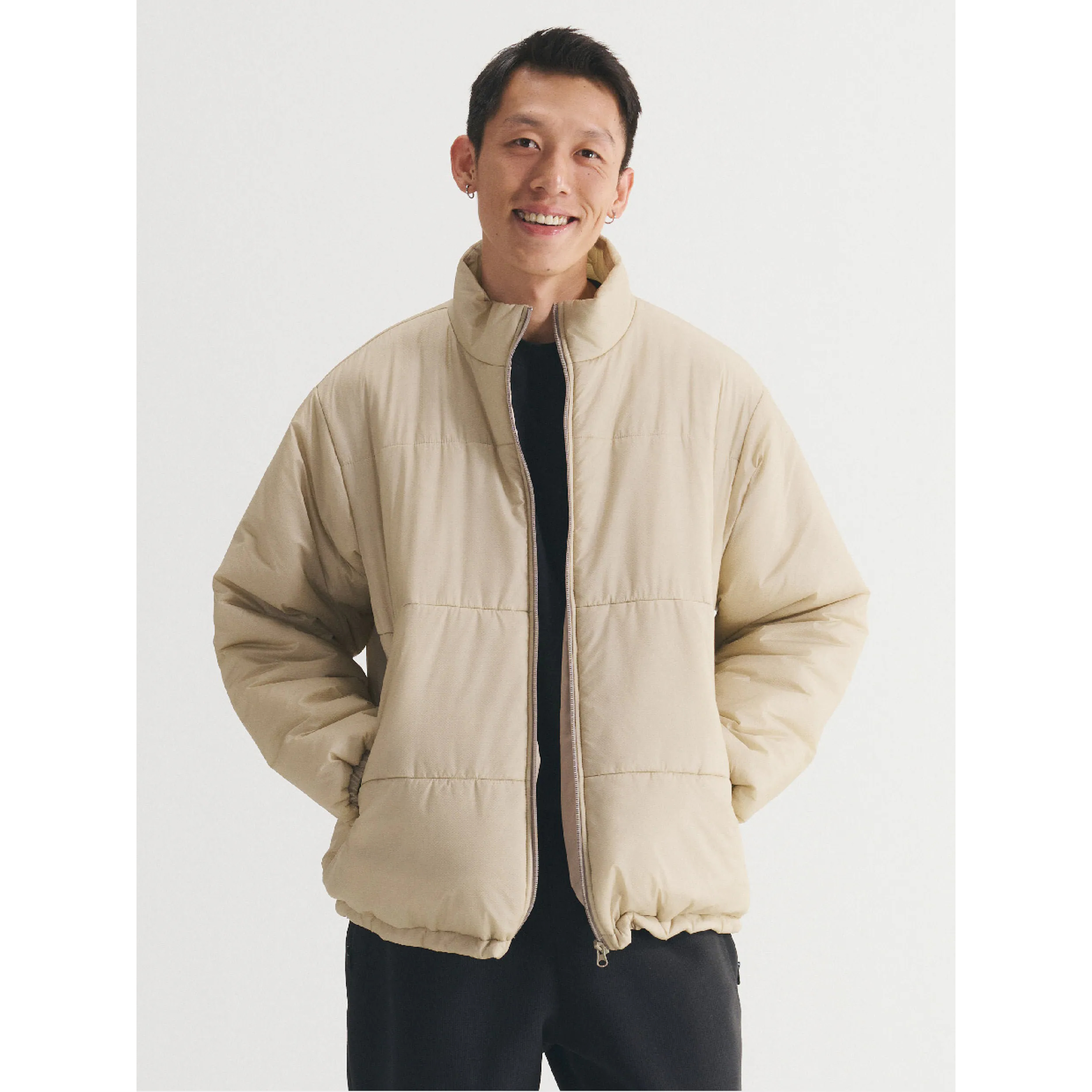 BOHRHOO Casual Cotton Jacket 素面鋪棉外套 [BH889]