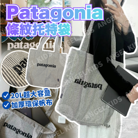 包郵優惠 Patagonia 條紋托特袋 #2608