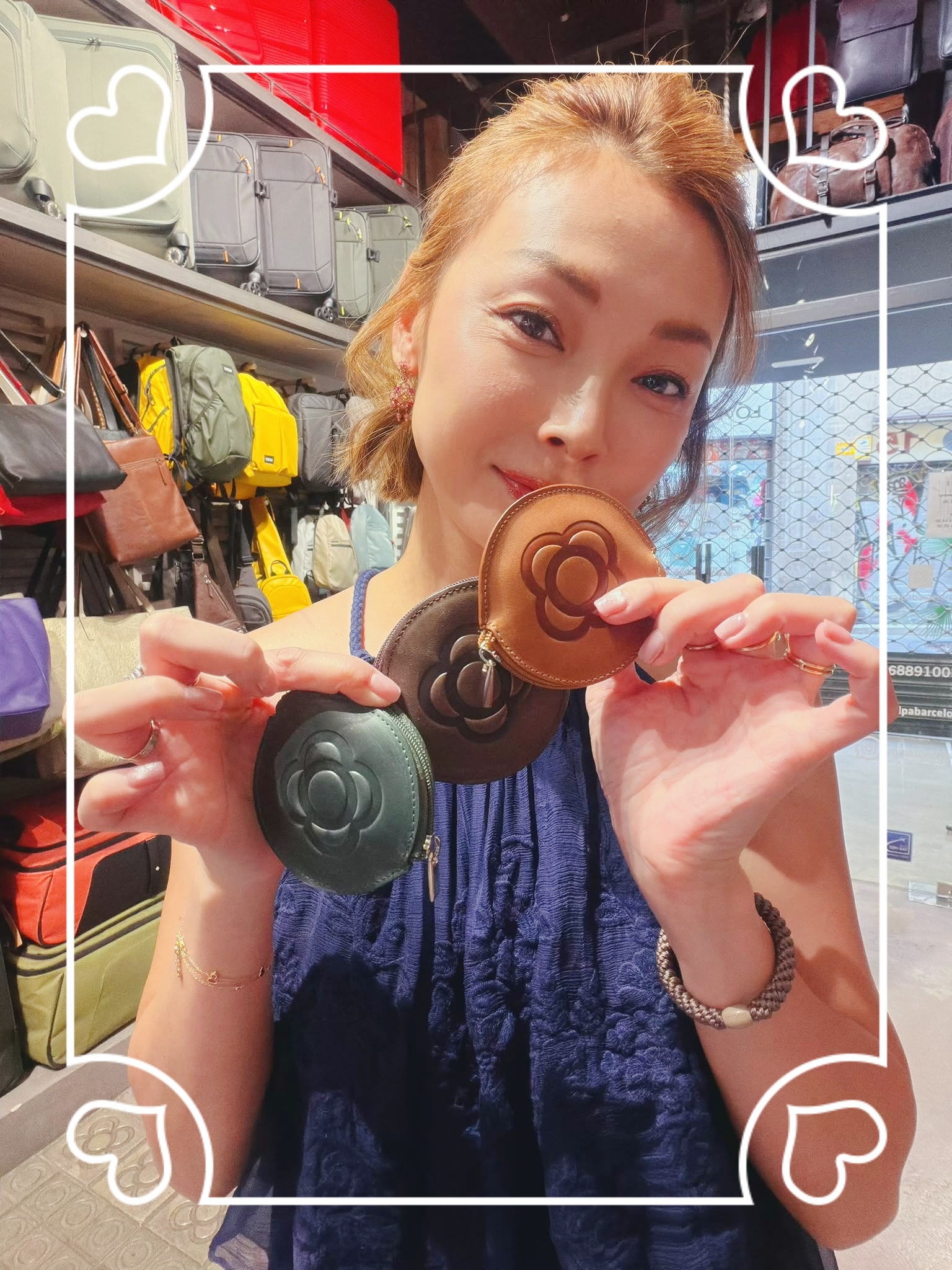 西班牙代購 6MOS Barcelona ROUND COIN PURSE