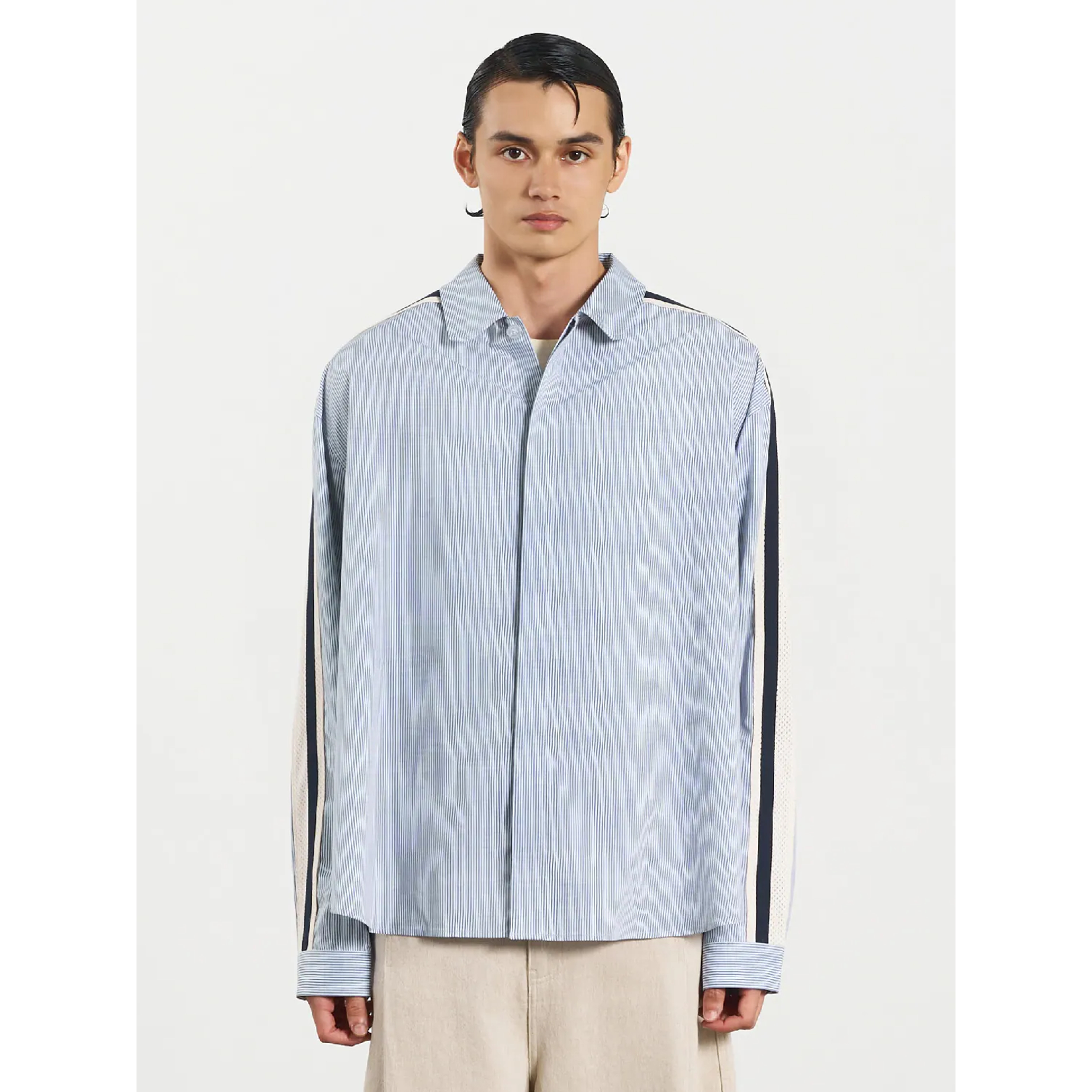 CHOIR Stripe Long Shirt 休閒直條襯衫 [SLS01]