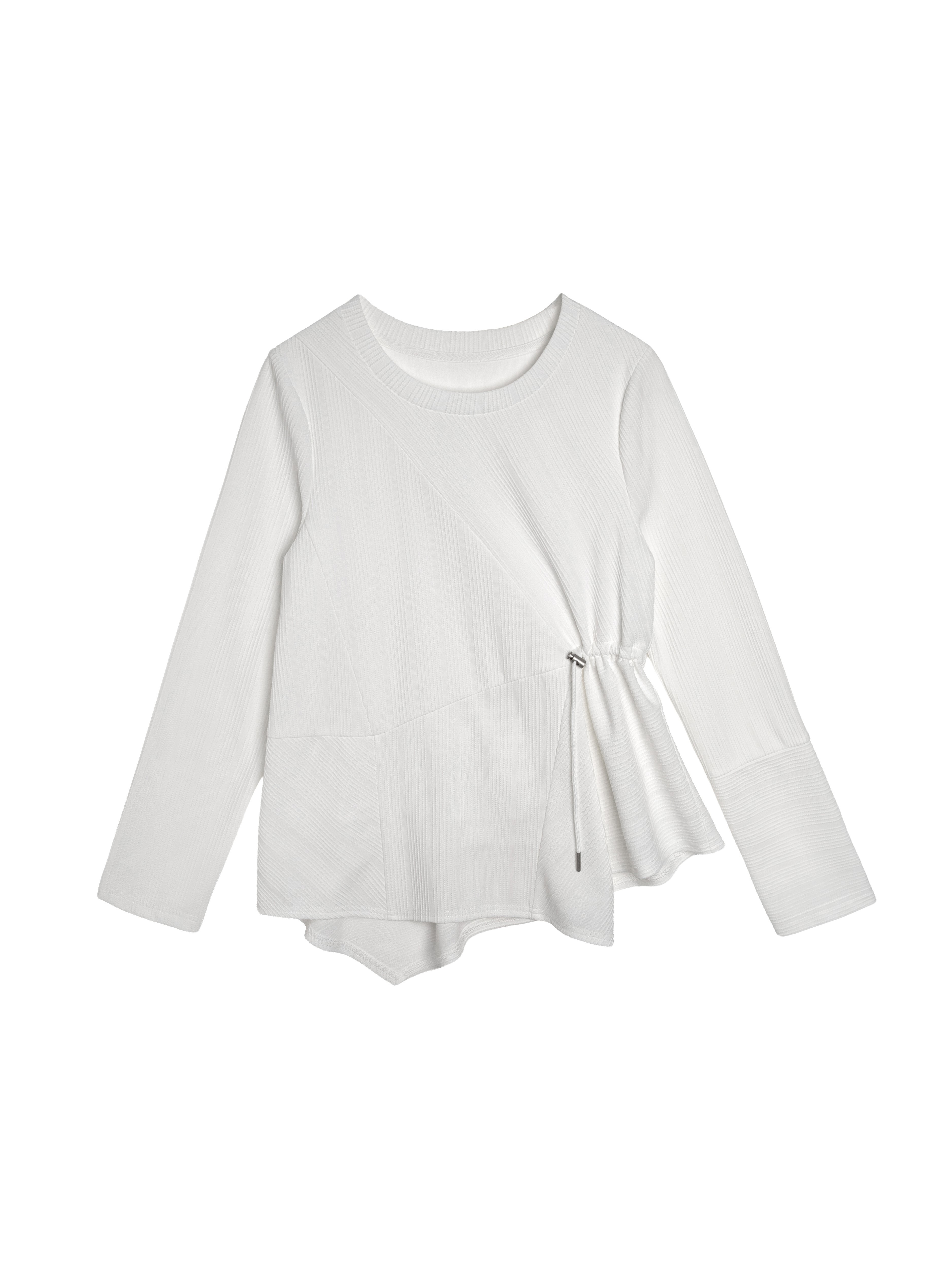 Striped Drawstring Top - 26WRT219A