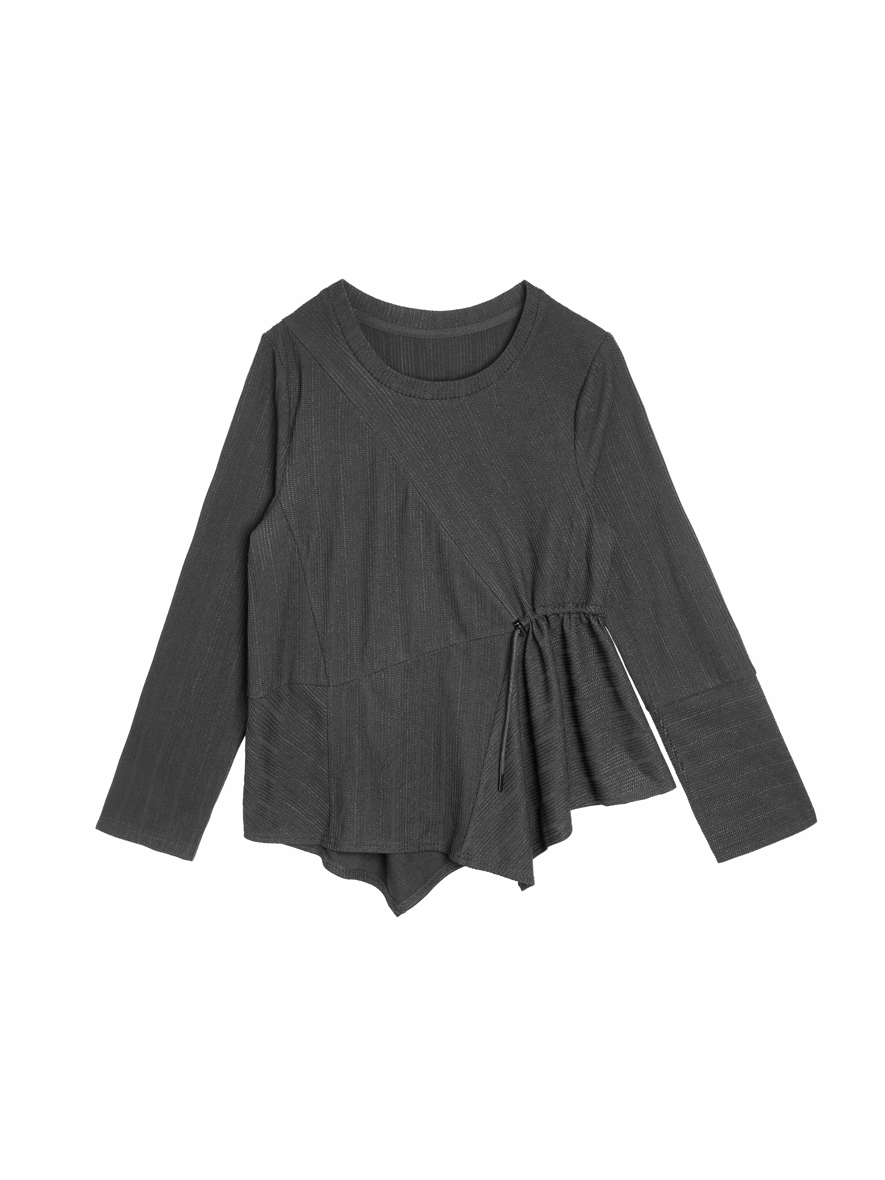 Striped Drawstring Top - 26WRT219A