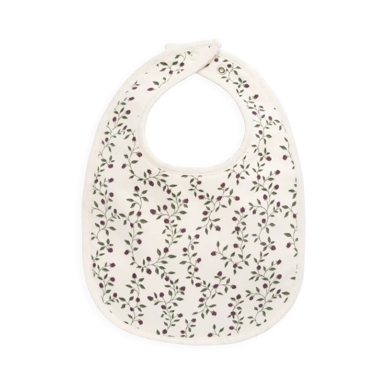 （預購）JAMIEKAY 桑葚花卉有機棉圍兜 Organic Cotton Bib - Mulberries
