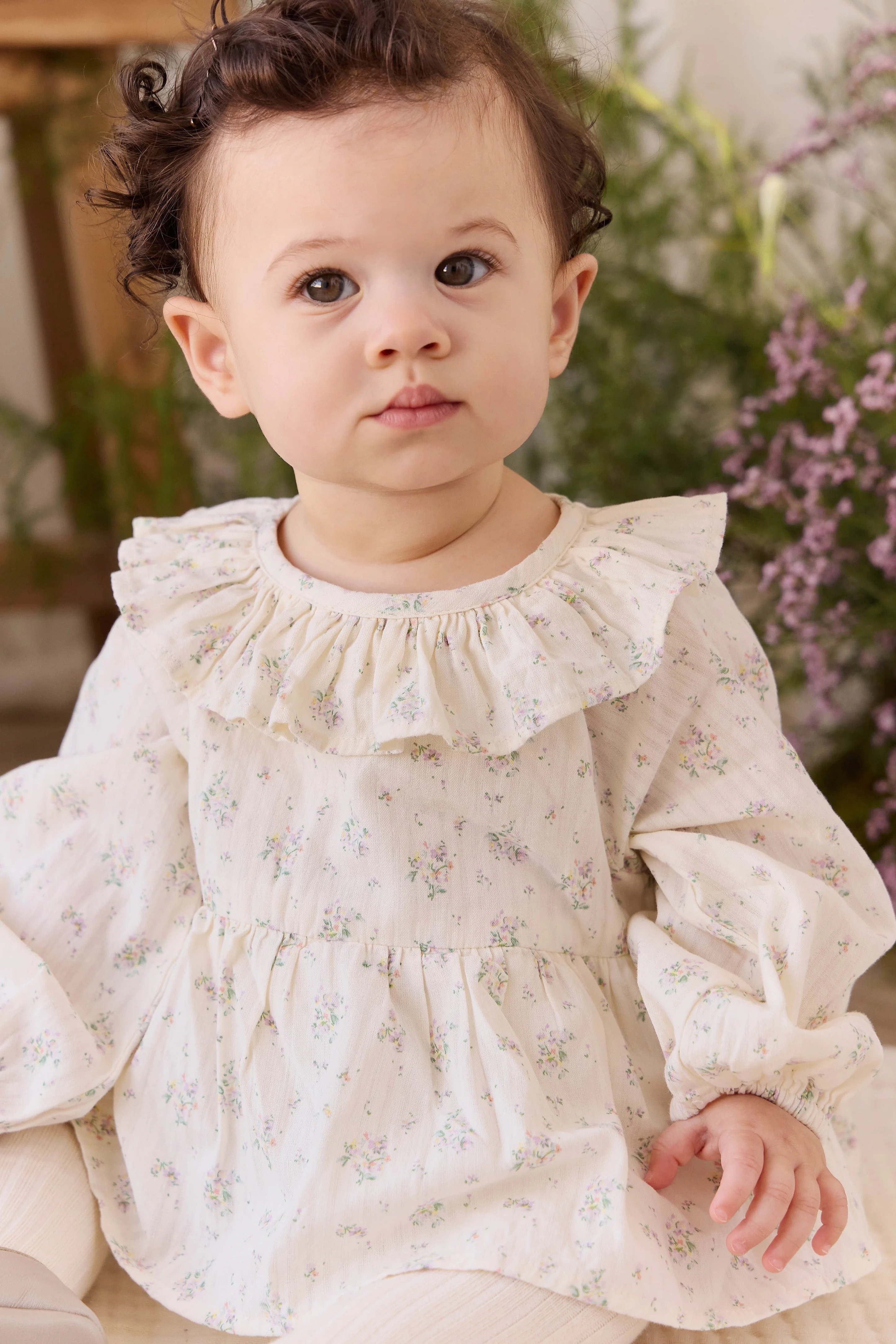 【預購】JAMIE KAY - Organic Cotton Cecile Playsuit（Justine Orchid）