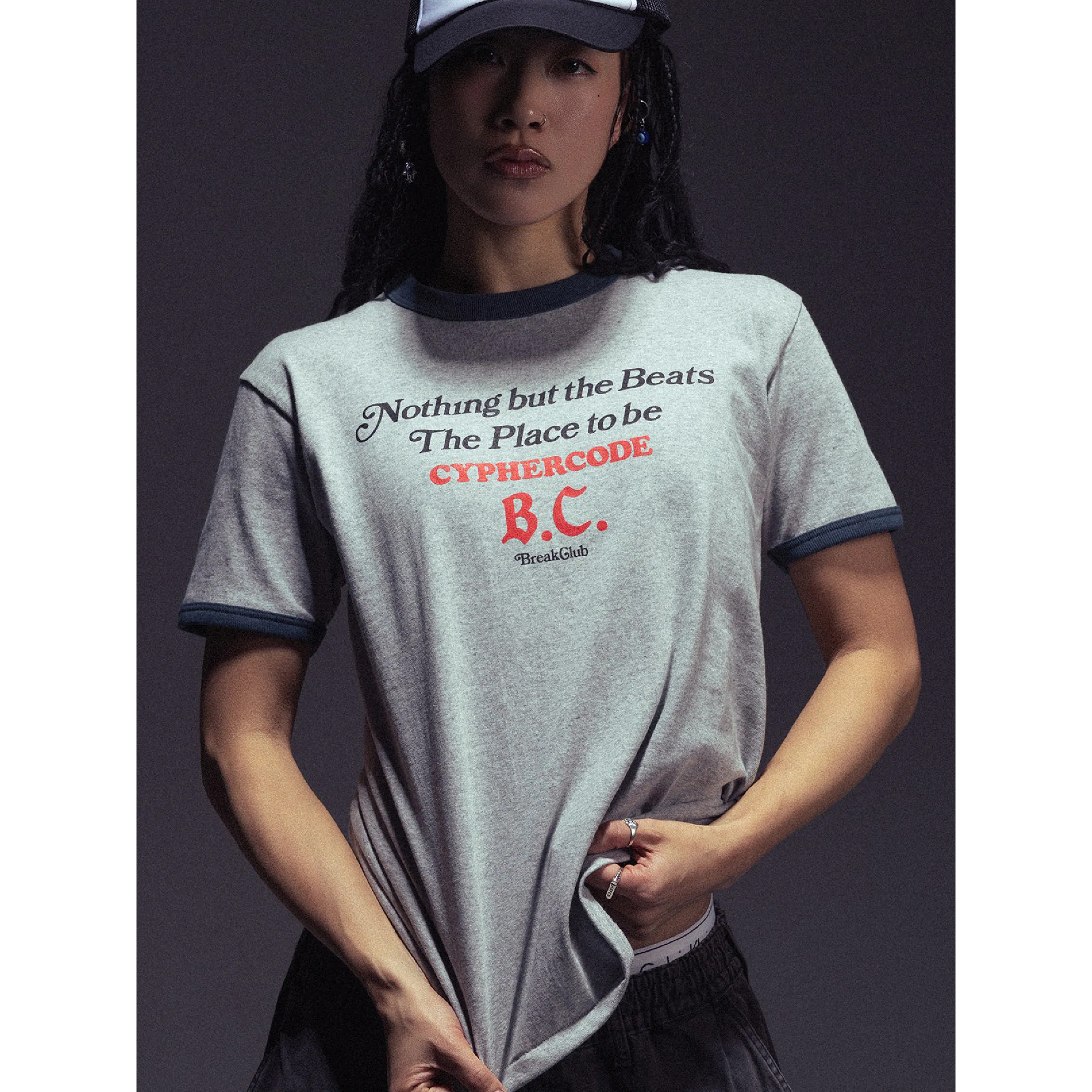 Cyphercode Break Club Ringer Tee 俱樂部字體短Tee