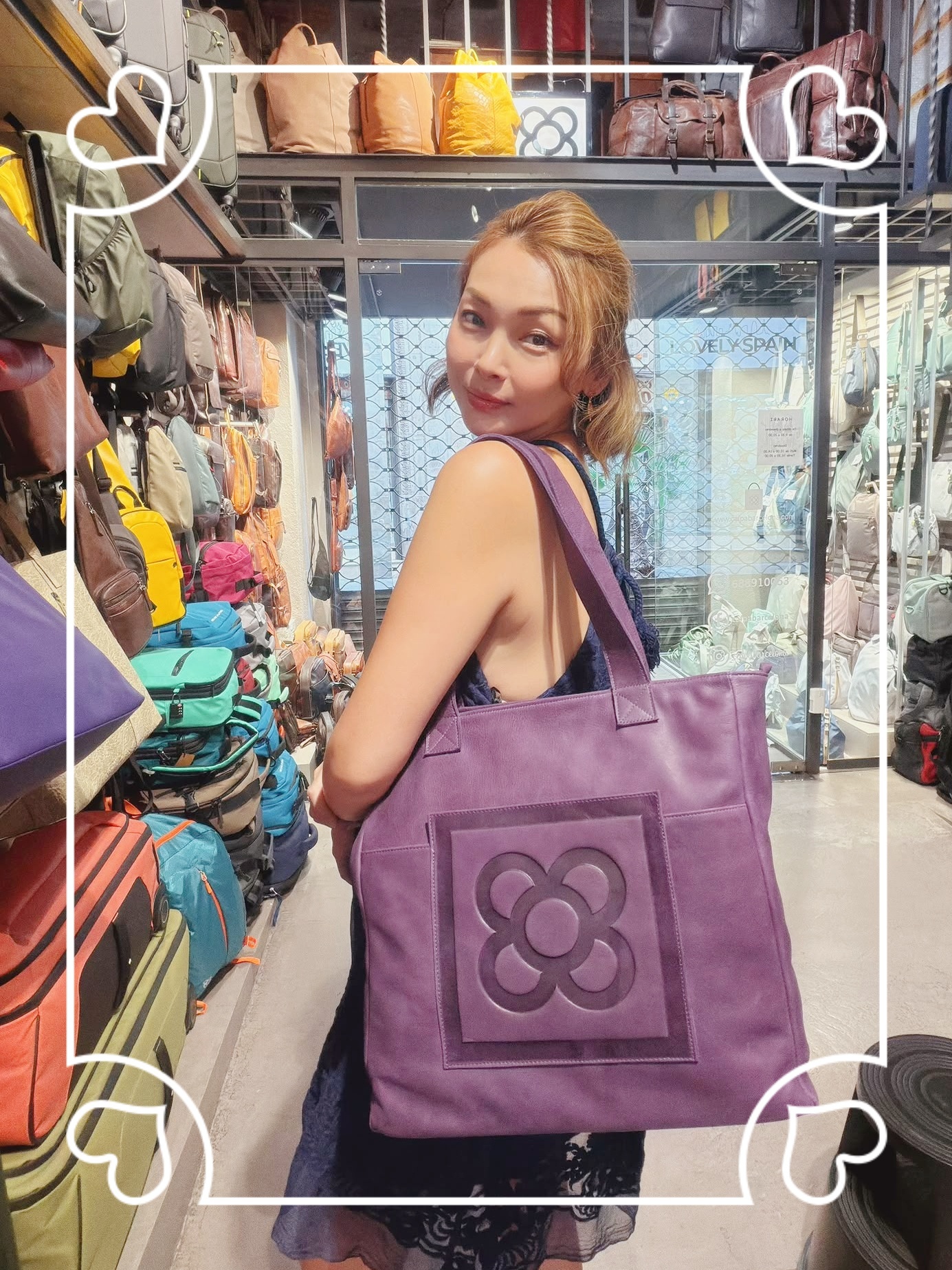 西班牙代購 2216N BARCELONA TILE SHOPPER BAG