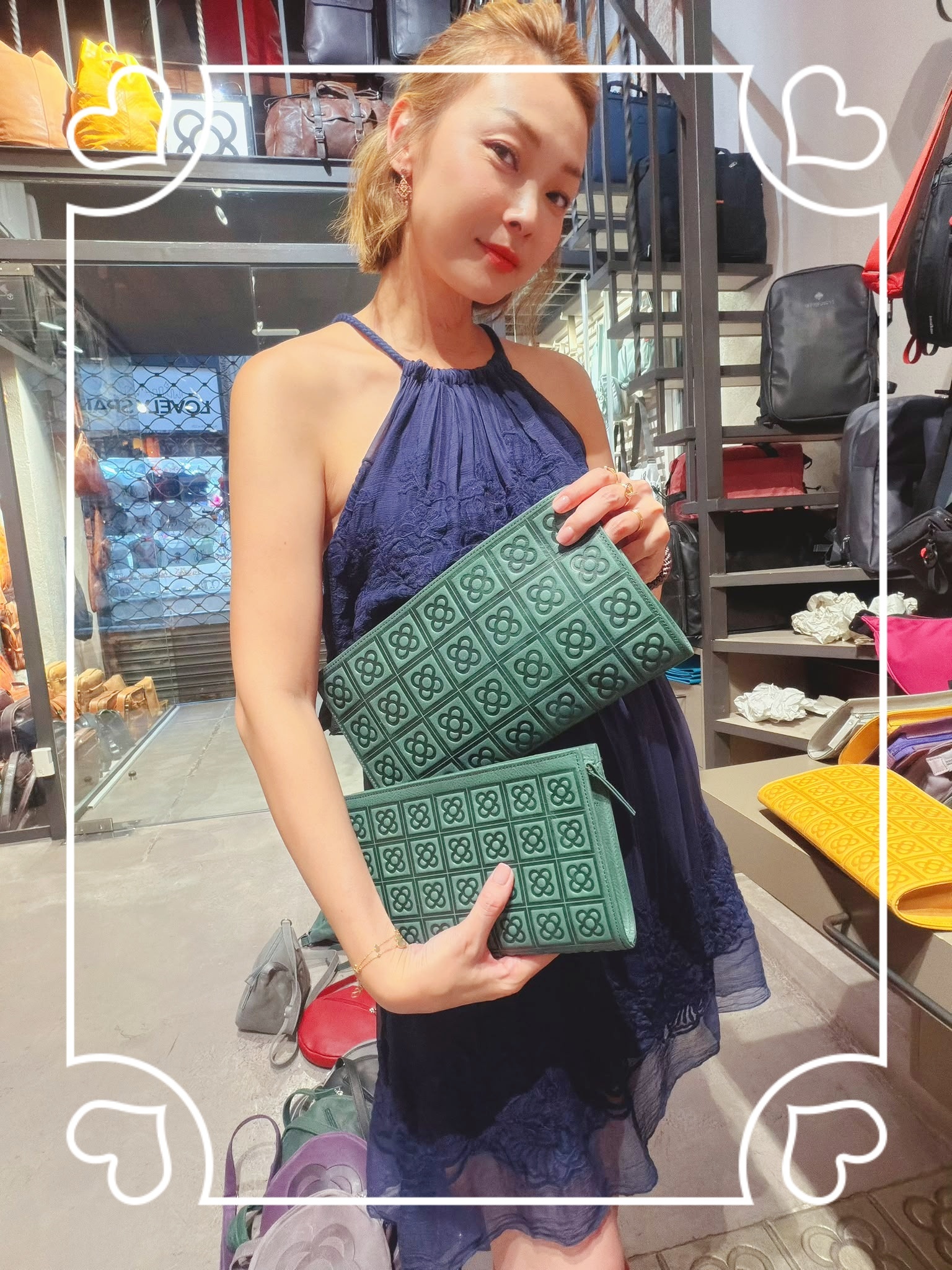 西班牙代購 Barcelona Tile Clutch Bag H款（28格格）
