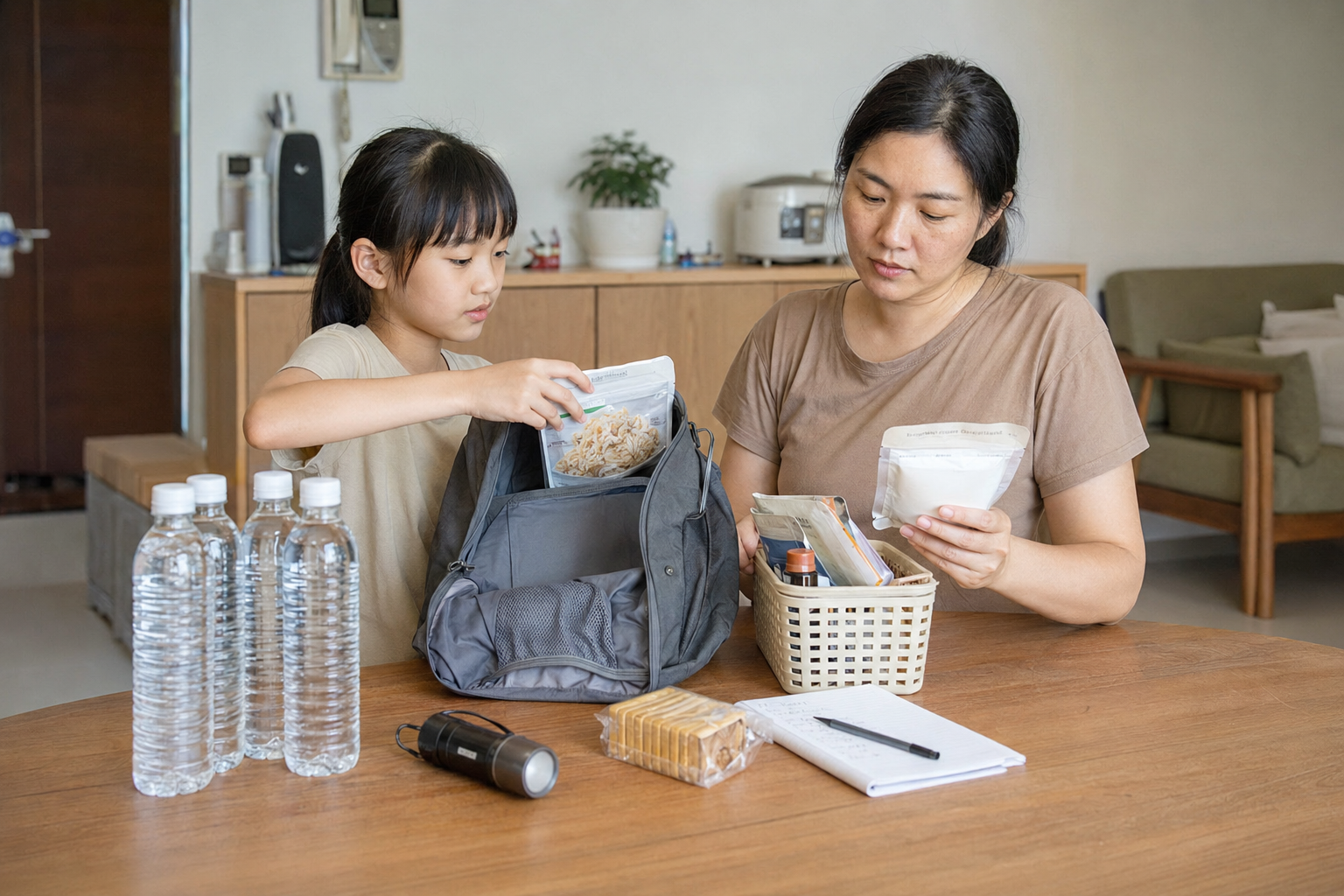 地震包食物如何準備