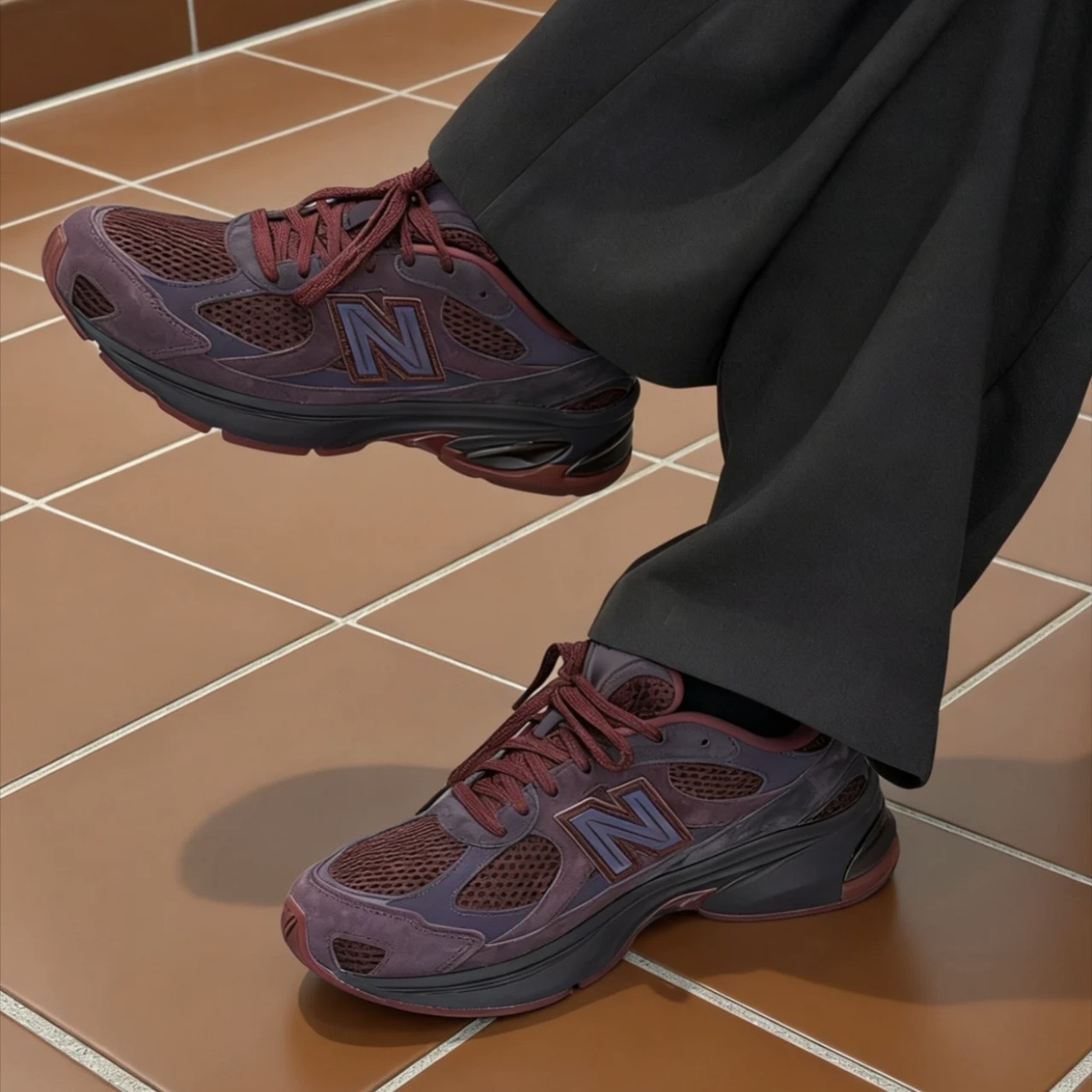 NEW BALANCE X RICH PAUL 2010 酒紅 麂皮 網眼拼接 休閒 運動 U2010RP1