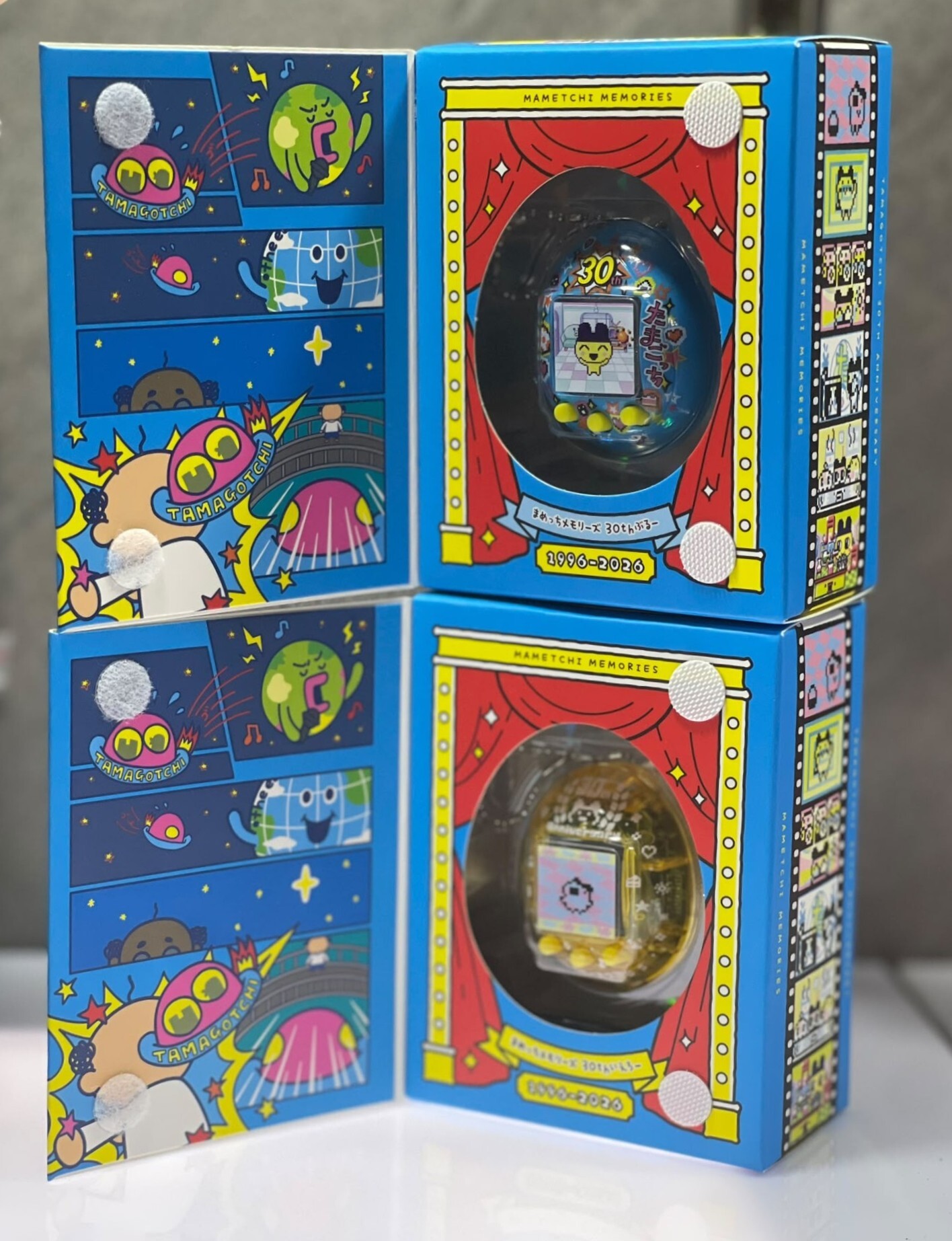 Tamagotchi nano colorful 彩色 他媽哥池 豆豆的回憶 30th ver（黃色/藍色)