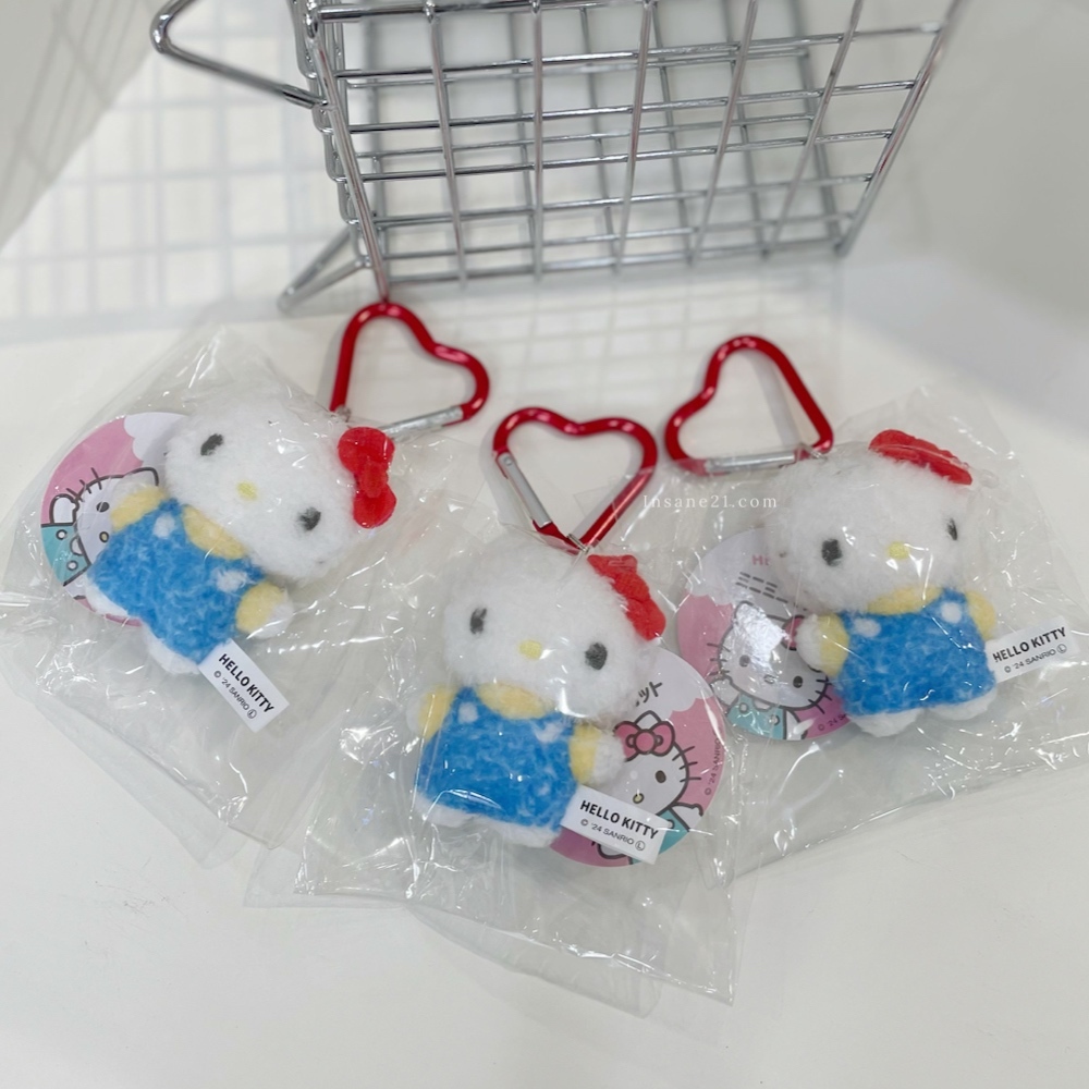 SANRIO 三麗鷗 迷你 毛茸茸款 吊飾 愛心扣
