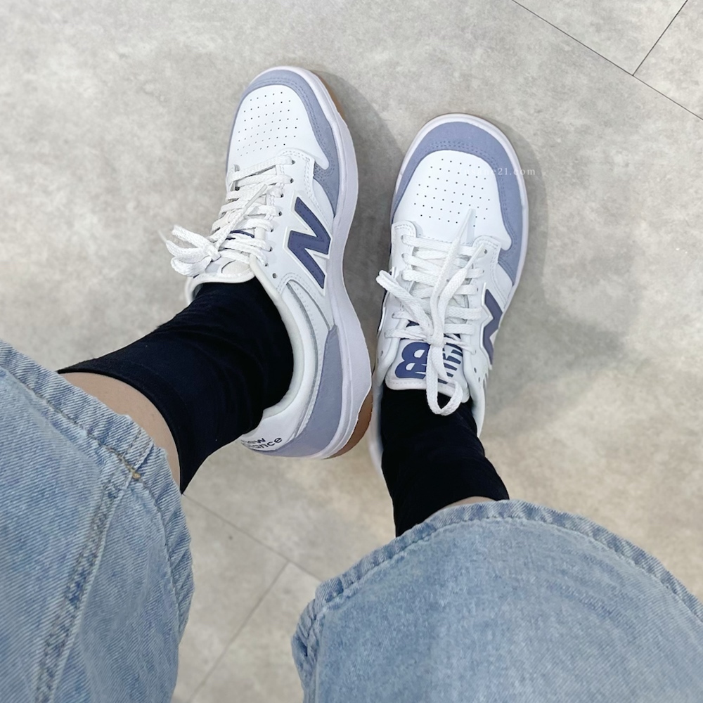 NEW BALANCE 480 白紫 復古 休閒 焦糖底 BB480LXB