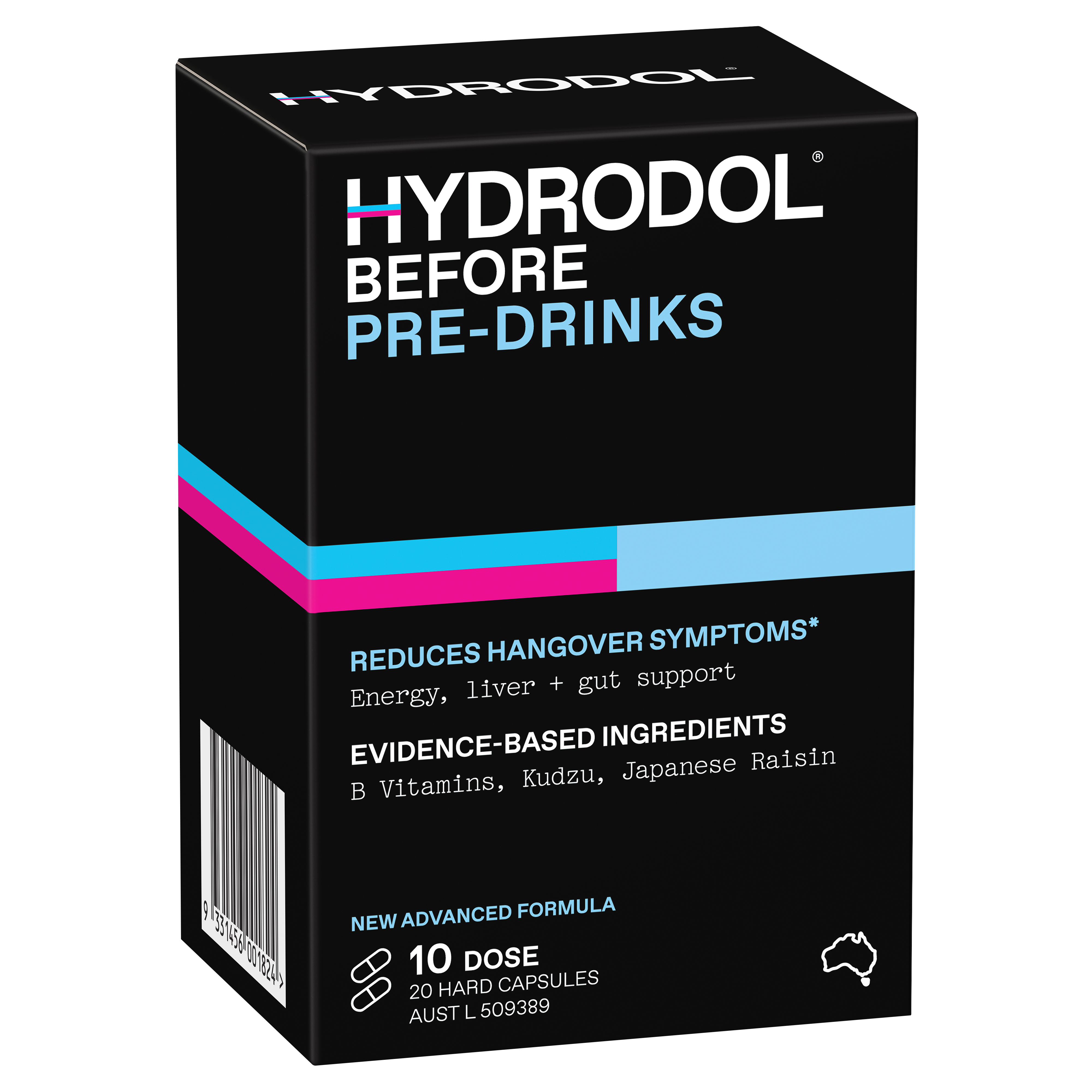 HYDRODOL 酒前維他命膠囊 10次裝 (獨立包裝)