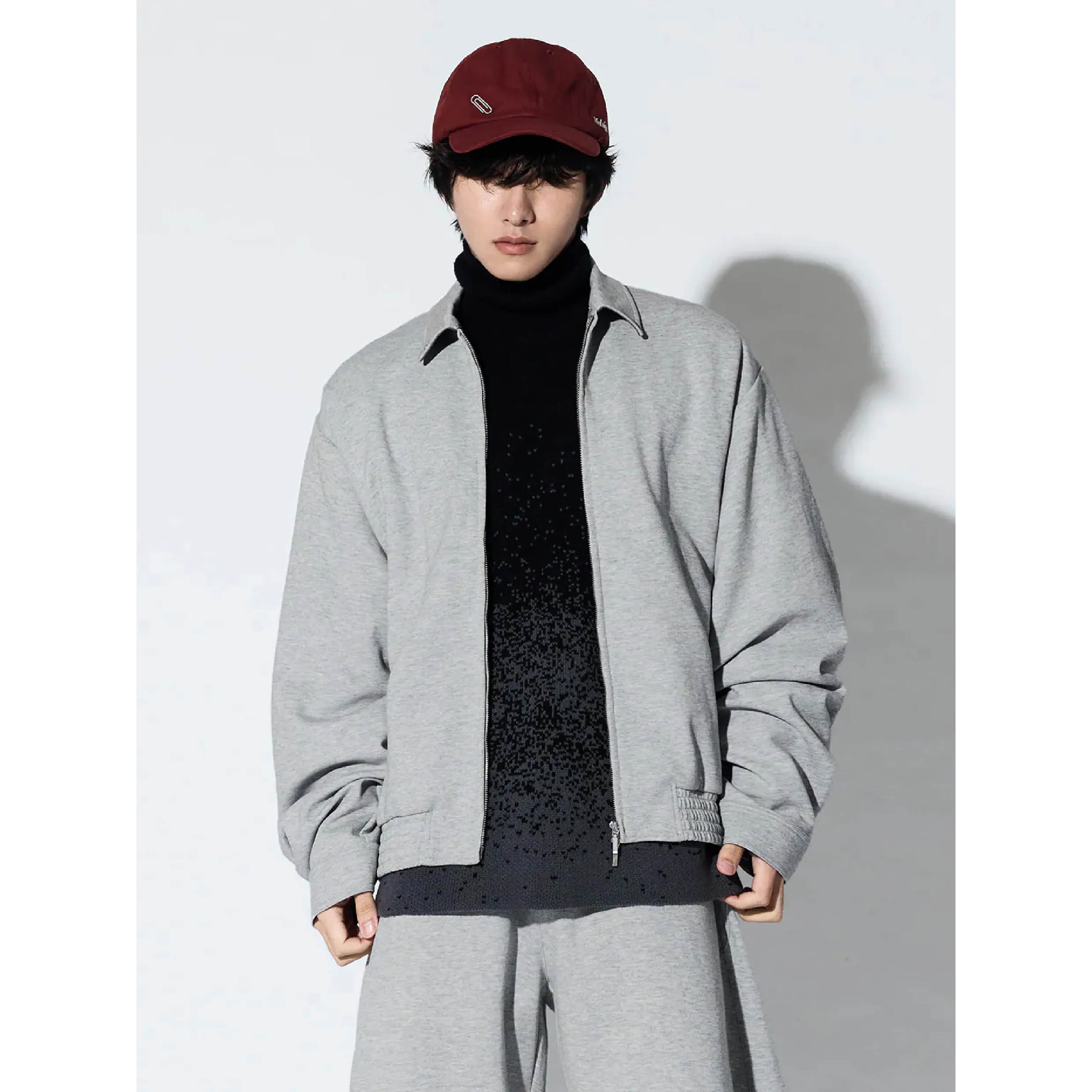 MELSIGN Mellow Lapel Bomber Jacket