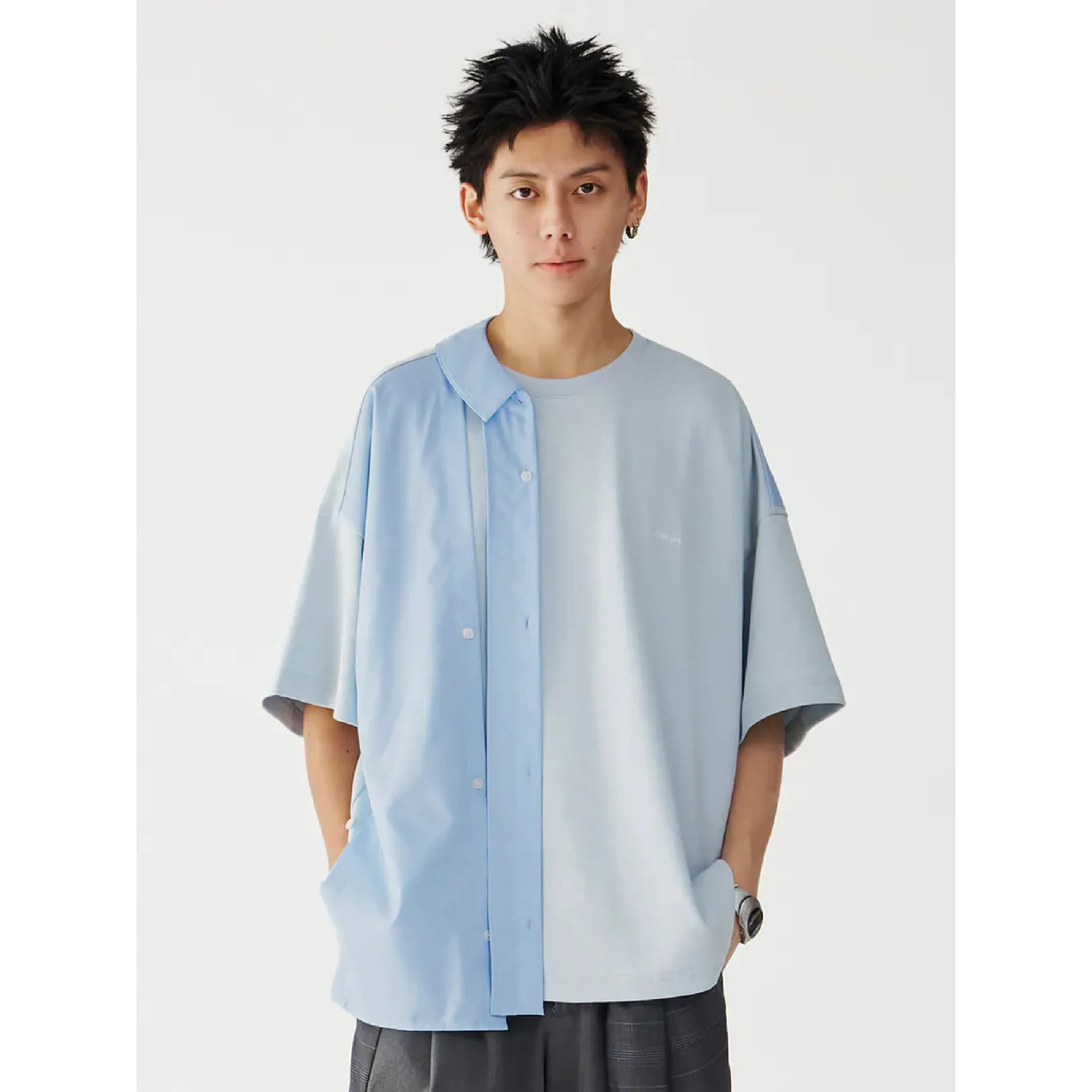 MELSIGN Double Layer Shirt Tee