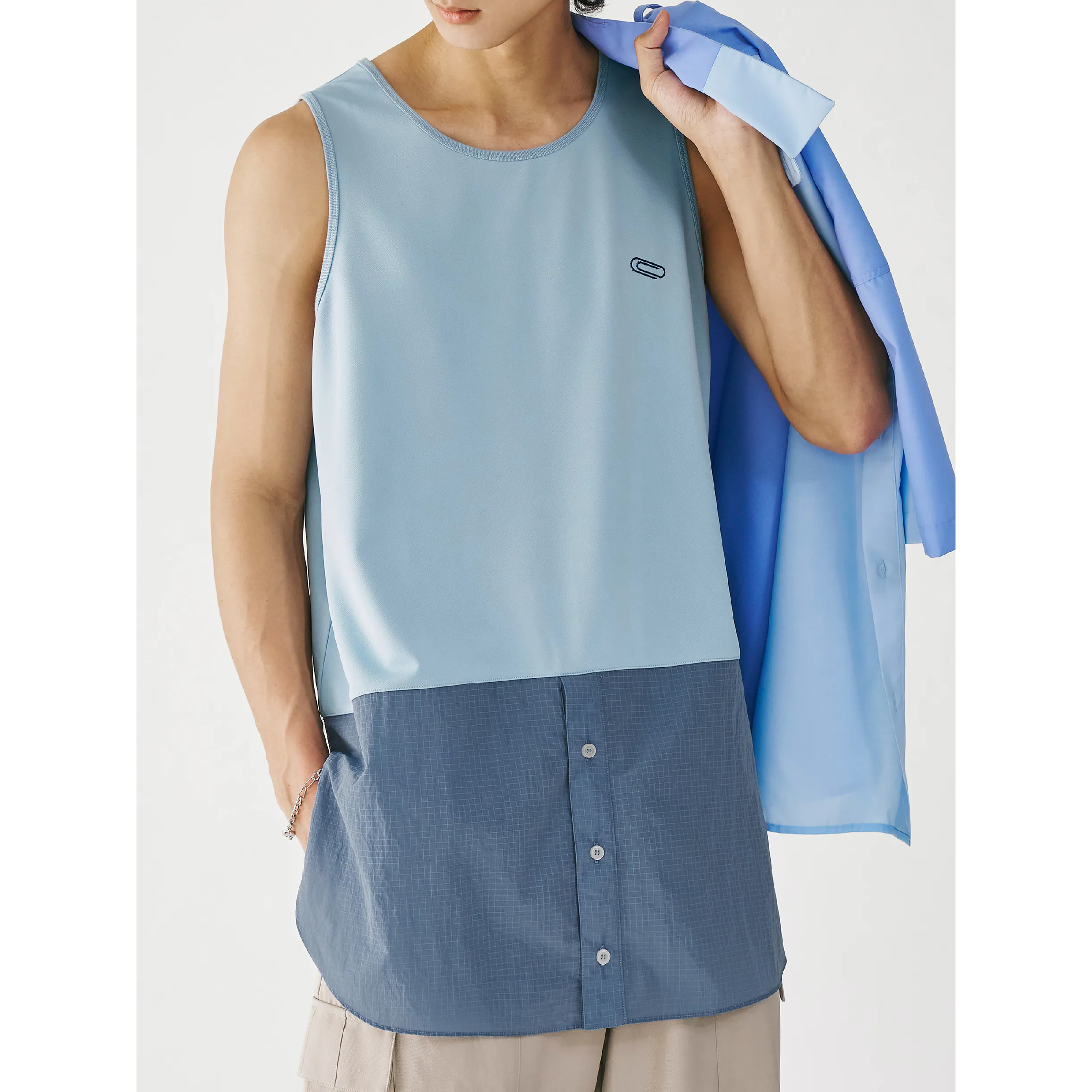 MELSIGN Layered Clip Vest