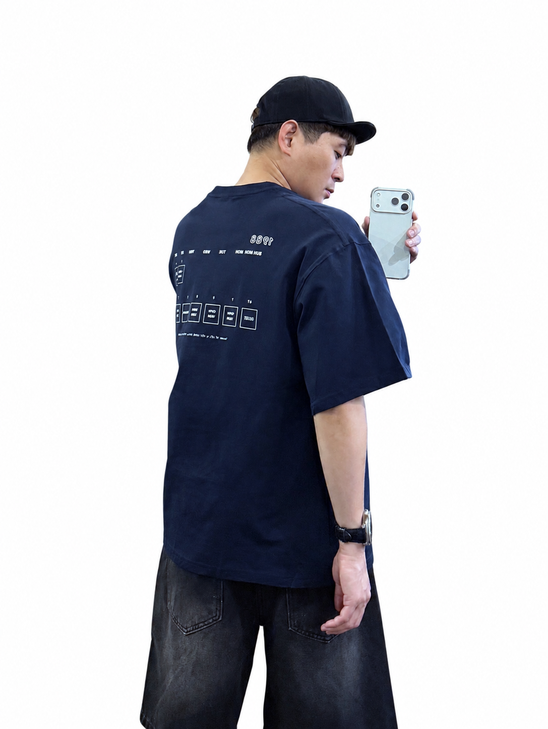 『新品上市』重磅Weekly口袋短T(NOF2605611)-深藍