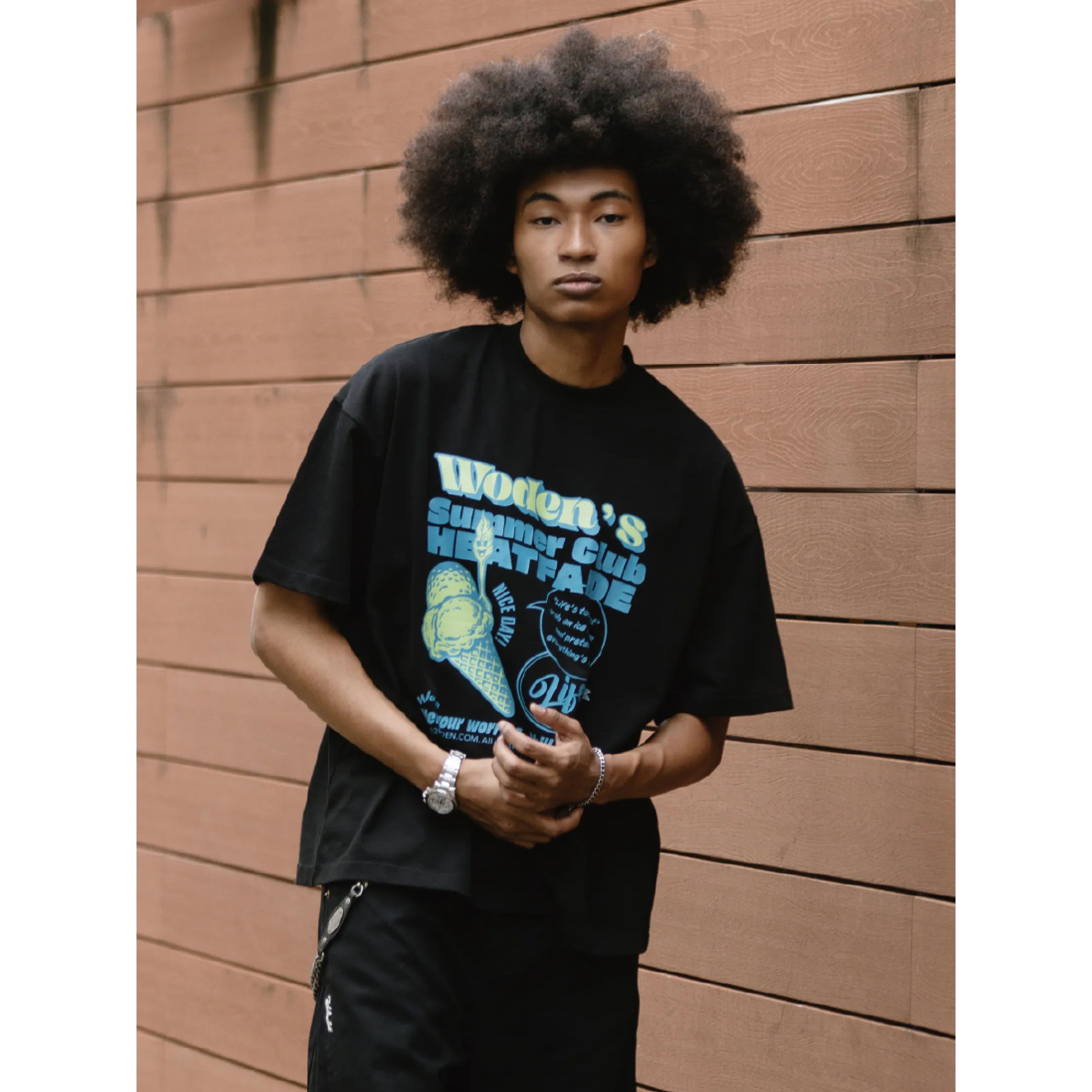 WODEN® Ice Cream Font Tee 冰淇淋印花短Tee