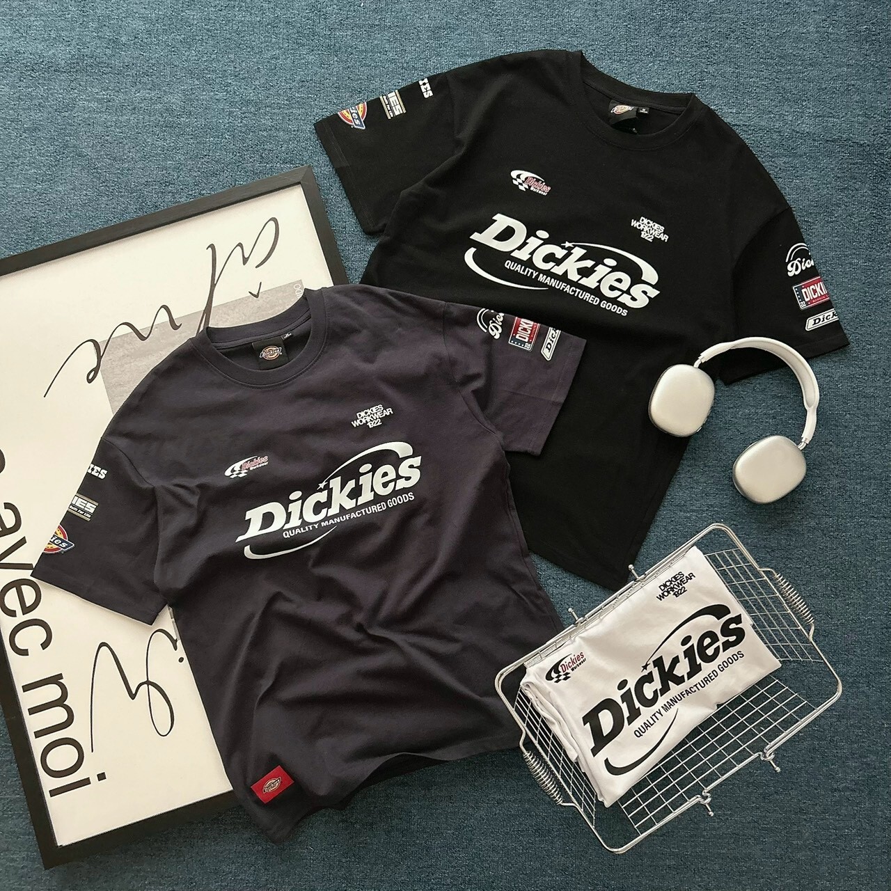 （現貨）Dickies 復古賽車 多標logo 短T DKU262NKTXT6